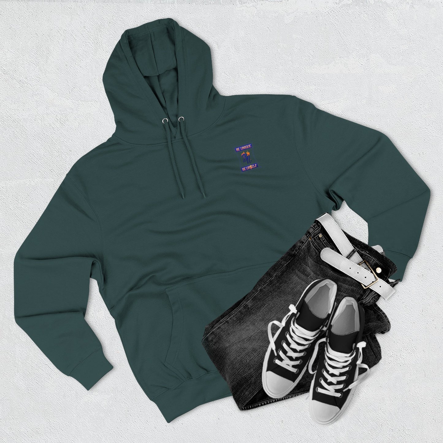Urban Skate Fleece Hoodie - Streetwear Style, Cozy Pullover, Gift for Skaters, Trendy Fashion, New York Inspired