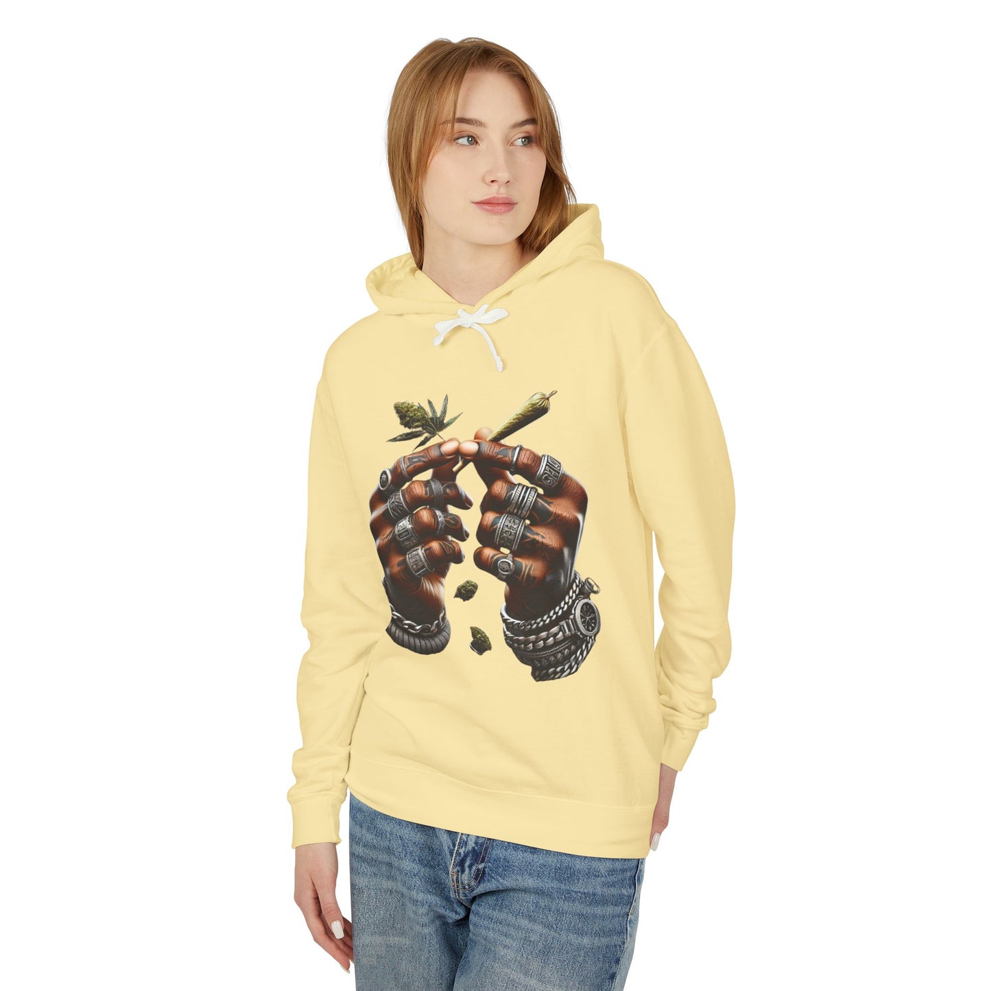 Chill Vibes Hoodie, Unisex Lightweight Sweatshirt, Boho Style, Ideal for Festivals, Everyday Comfort Wear, Unique Gift Idea