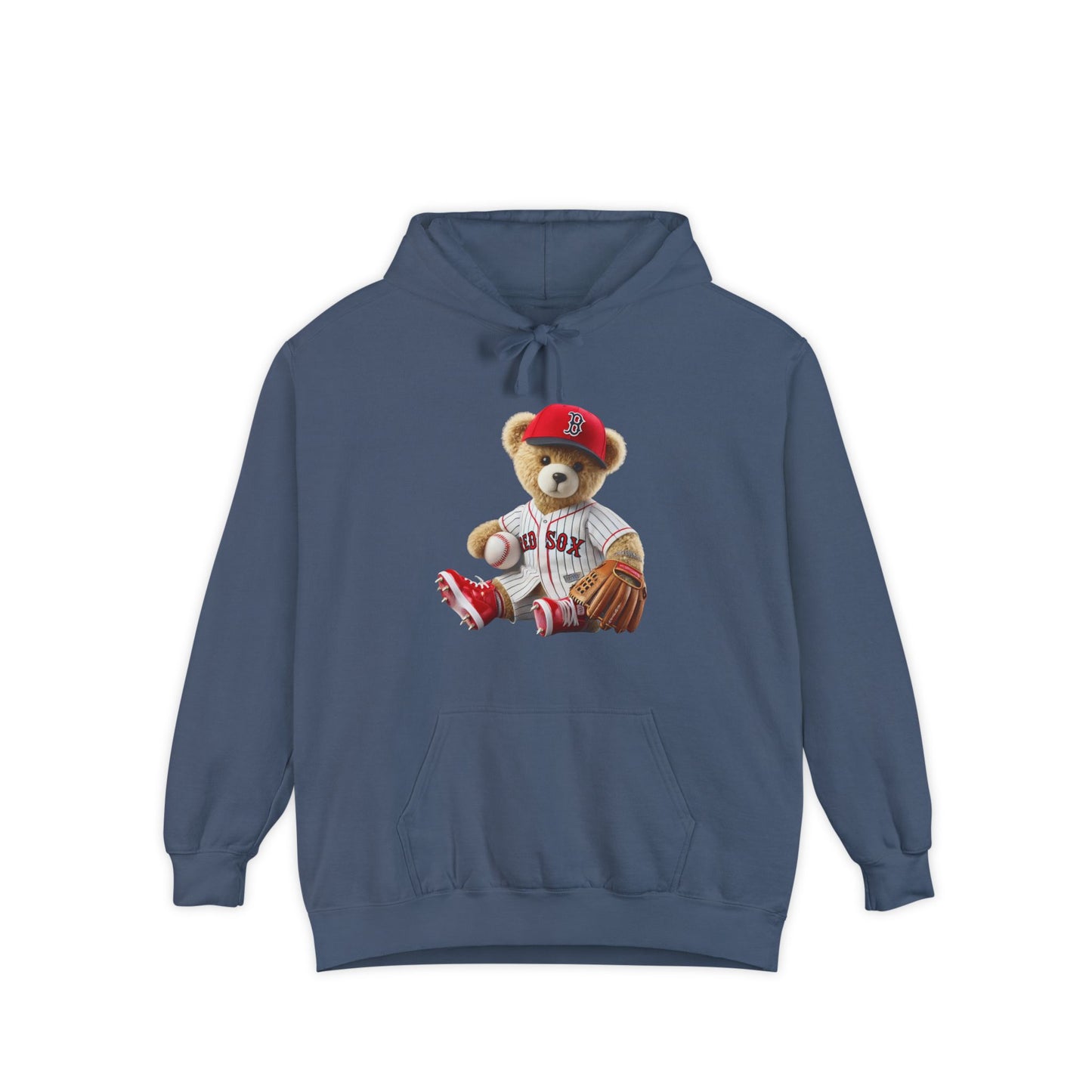 Baseball Bear Hoodie, Cute Unisex Pullover, Sports Gift, Cozy Streetwear, Perfect for Casual Outings, Baseball Fans