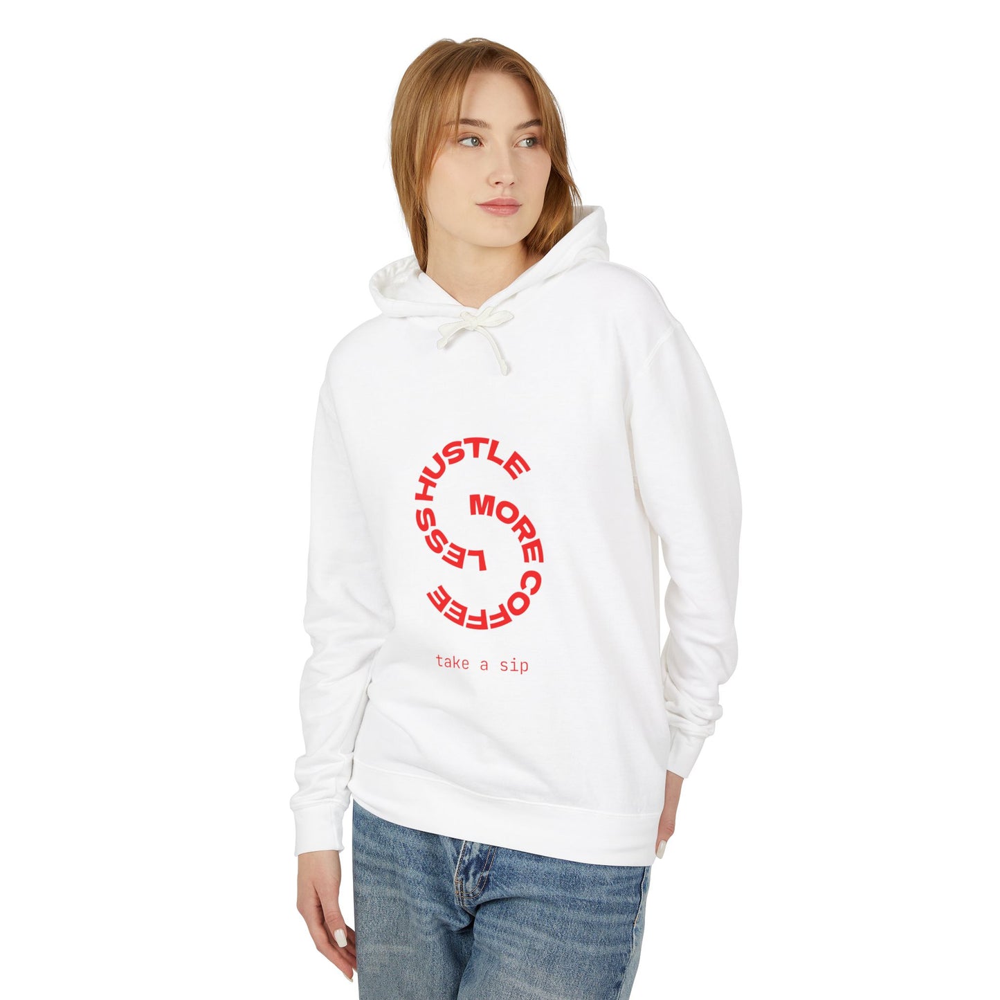 Unisex Lightweight Hooded Sweatshirt with Motivational Designs | Perfect for Casual Outfits, Gifts, and Self-Care