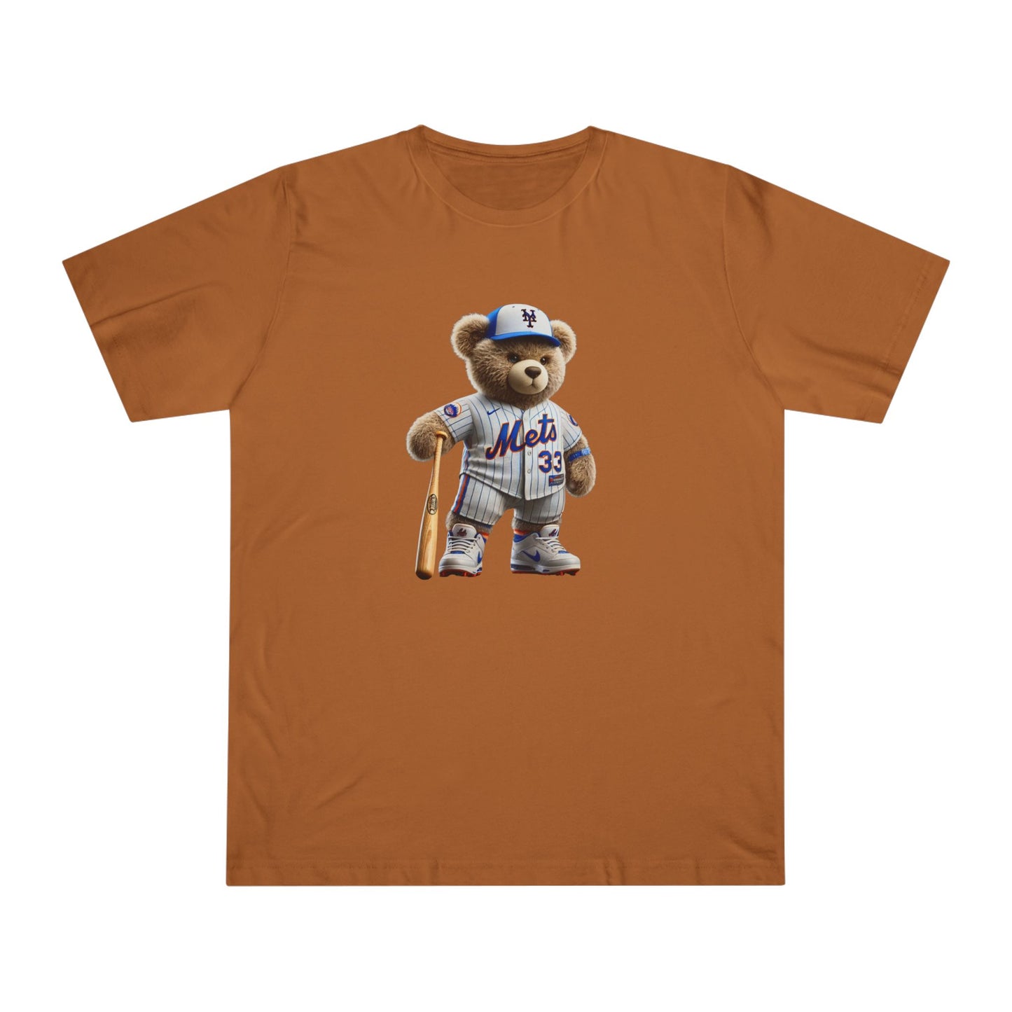 Unisex Bear Baseball T-Shirt, Cute Animal Tee, Gift for Sports Fans, Casual Wear, Soft Cotton Top