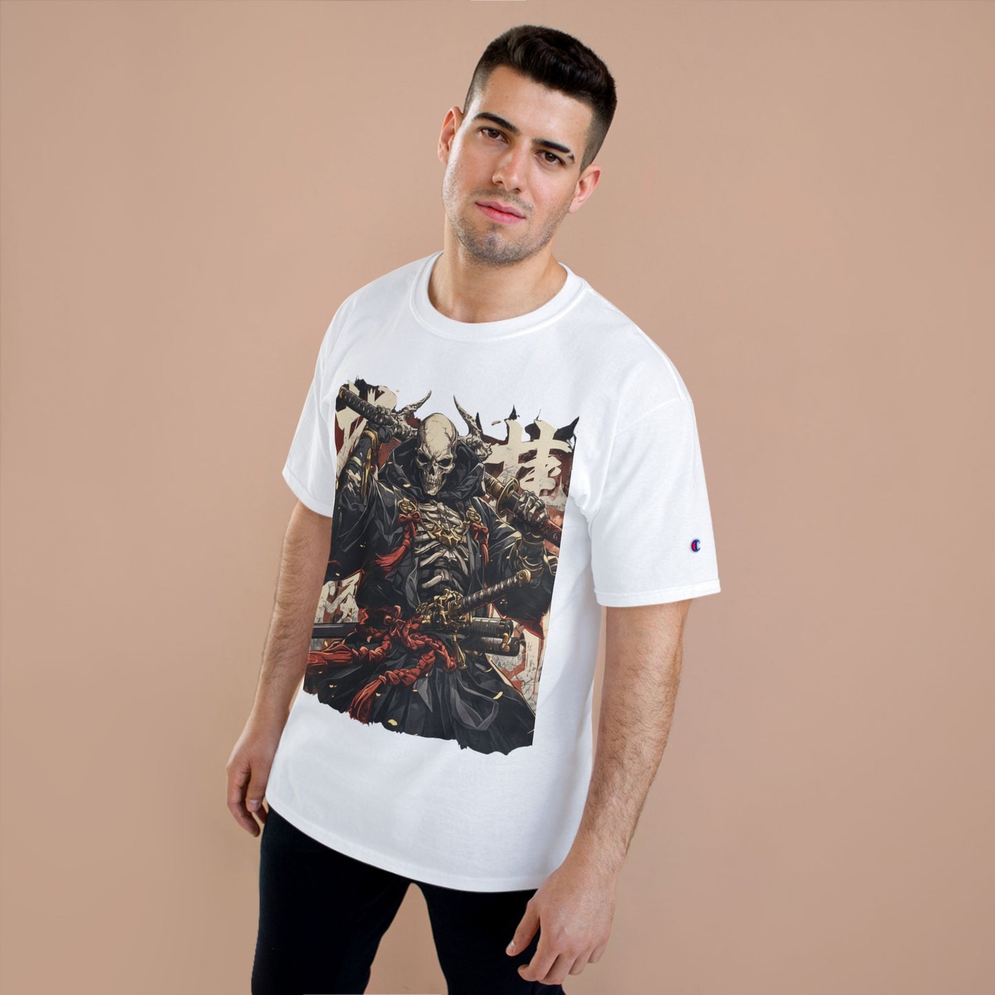 Samurai Skeleton Warrior T-Shirt – Dark Japanese Myth Art Tee