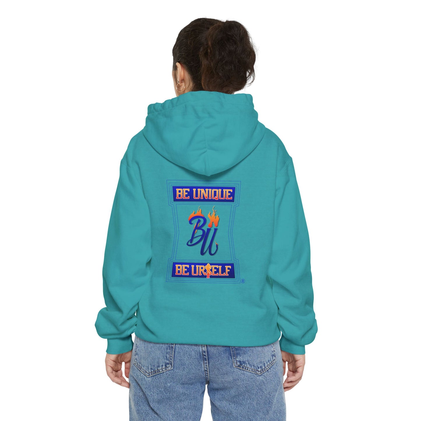 Urban Streetwear Hoodie - Be Unique, Be Yourself, Cozy Sweatshirt, Gift for Trendsetters, Casual Layering, Hip Hop Essential
