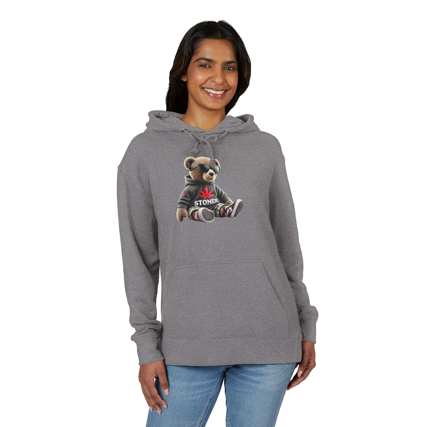 Funny Bear Graphic Hoodie, Cozy Unisex Sweatshirt for Casual Wear, Perfect Gift for Friends, Unique Fashion Statement, Be Unique Be Yourself
