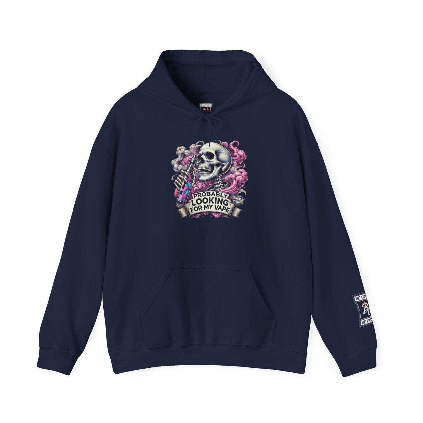 Skull Graphic Hoodie, Unisex Heavy Blend™ Hooded Sweatshirt, Halloween Apparel, Unique Style, Gift for Him/Her, Casual Wear, Streetwear