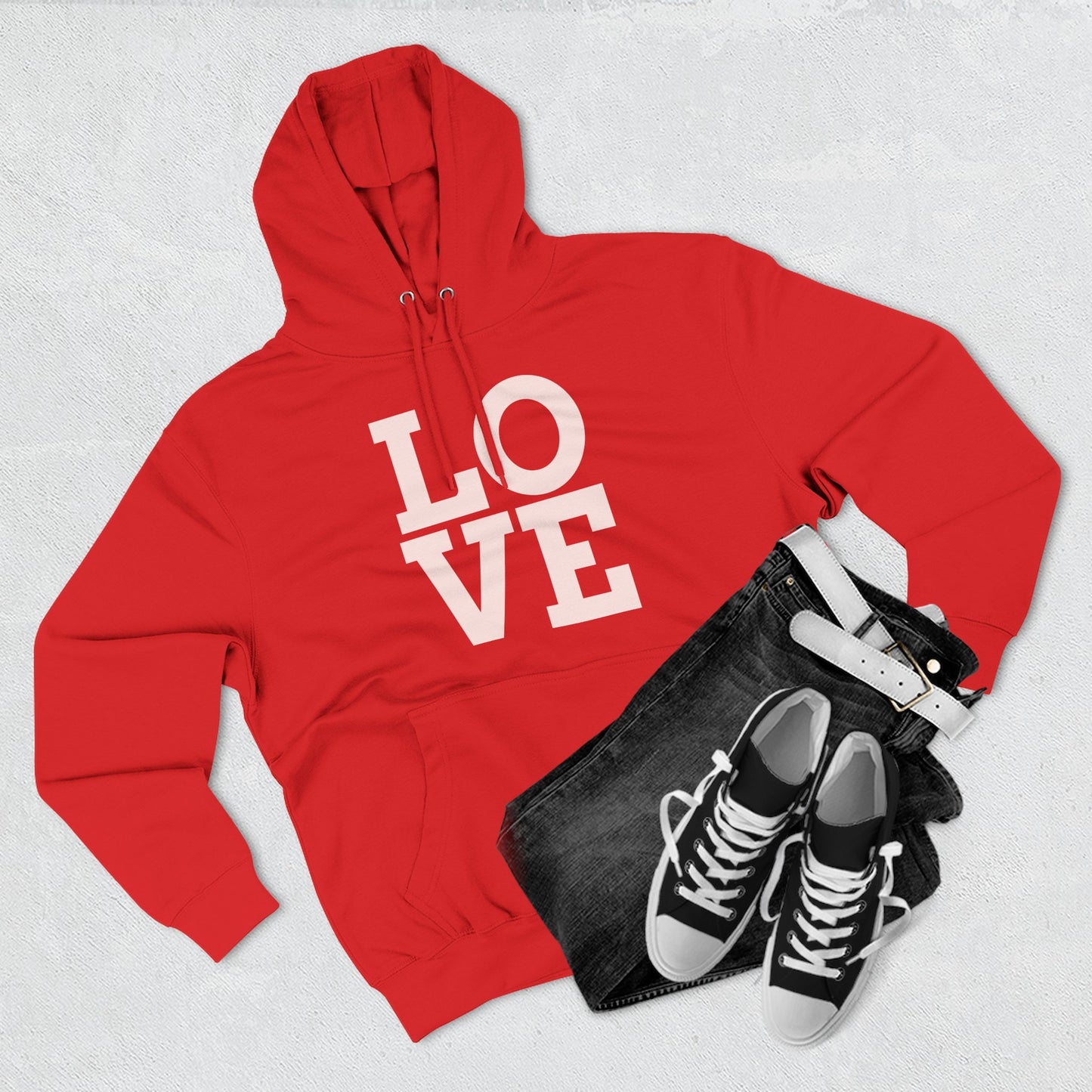 Love Graphic Fleece Hoodie