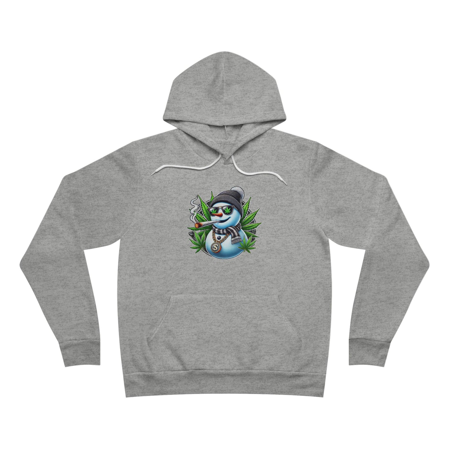 Festive Unisex Hoodie with Snowman Design, Cozy Winter Garment for Christmas, Holiday Gift, Unisex Pullover, Warm and Fun