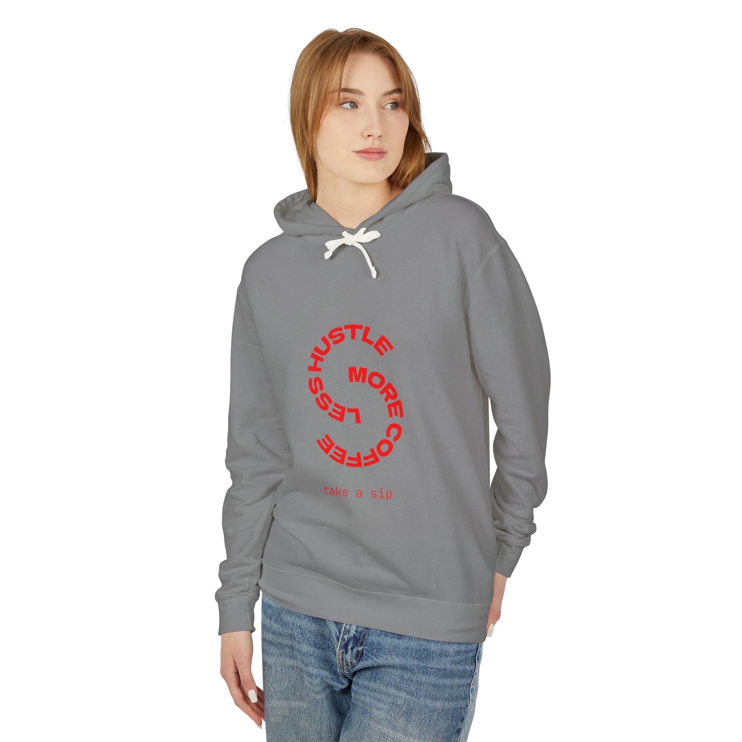 Unisex Lightweight Hooded Sweatshirt with Motivational Designs | Perfect for Casual Outfits, Gifts, and Self-Care
