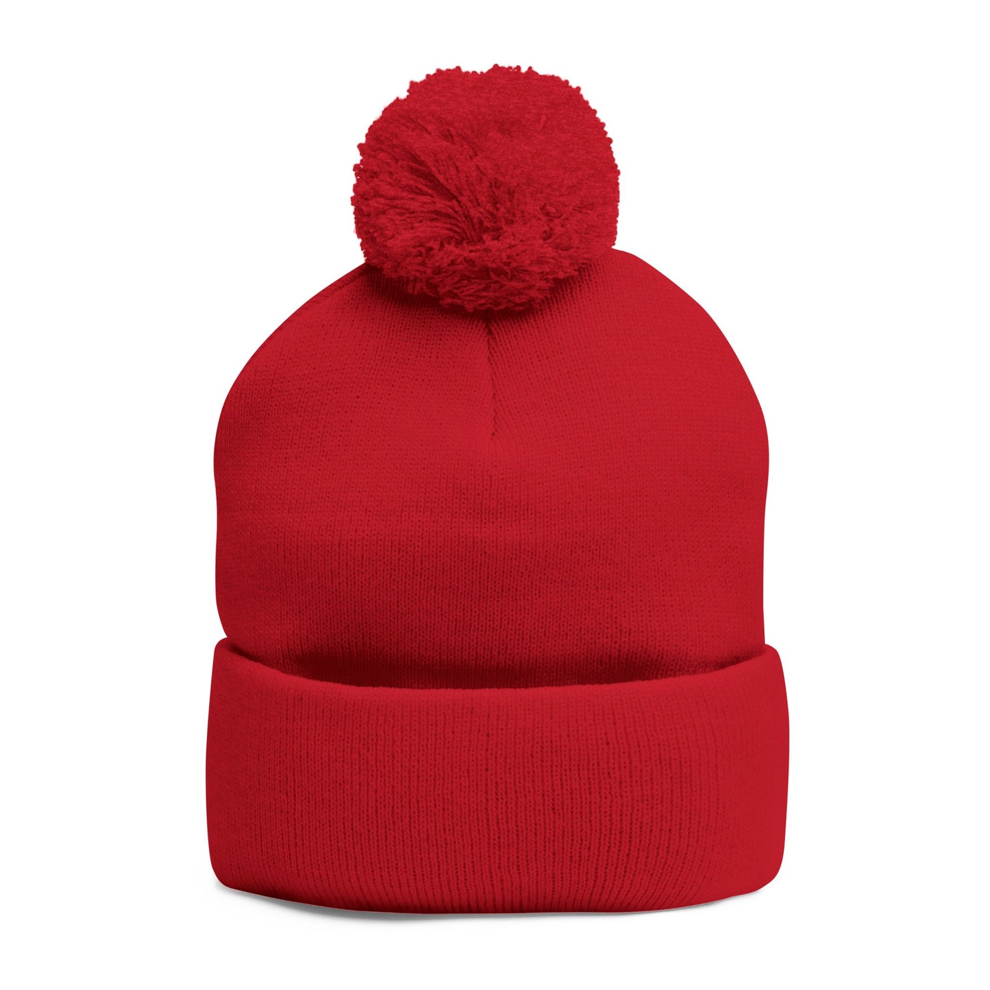 Cozy Pom-Pom Knit Cap with Unique Embroidery, Winter Hat, Beanie for Men & Women, Gift for Him/Her, Perfect for Outdoor Activities