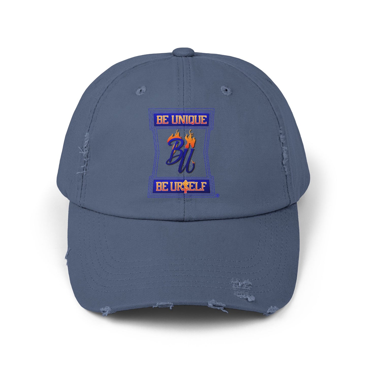 Unisex Distressed Cap, Casual Fashion Hat, Motivational Gift, Trendy Accessory, Everyday Wear, Birthday Gift