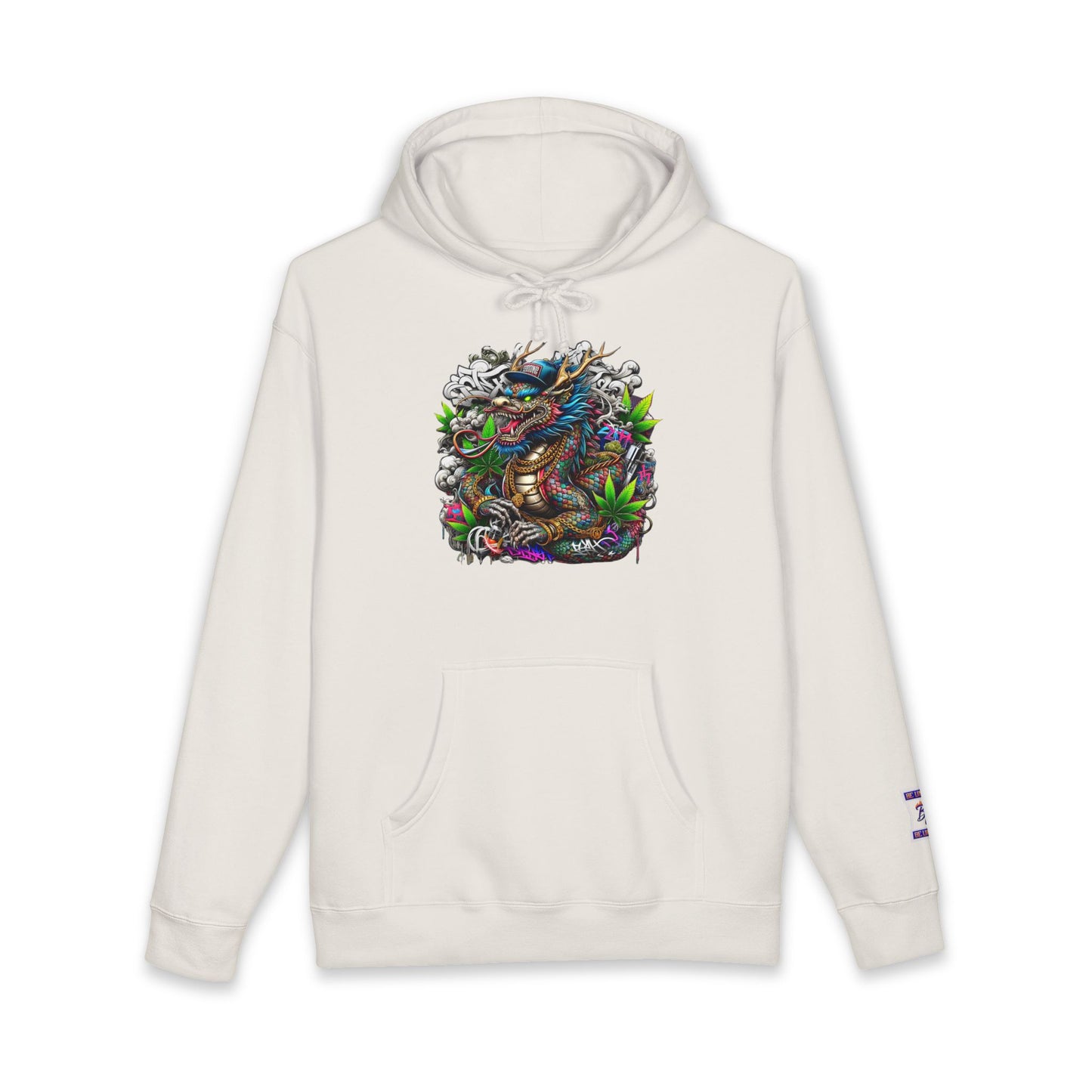 Colorful Dragon Design Unisex Heavyweight Hoodie, Graphic Sweatshirt, Streetwear Fashion, Unique Gift, Cozy Wear
