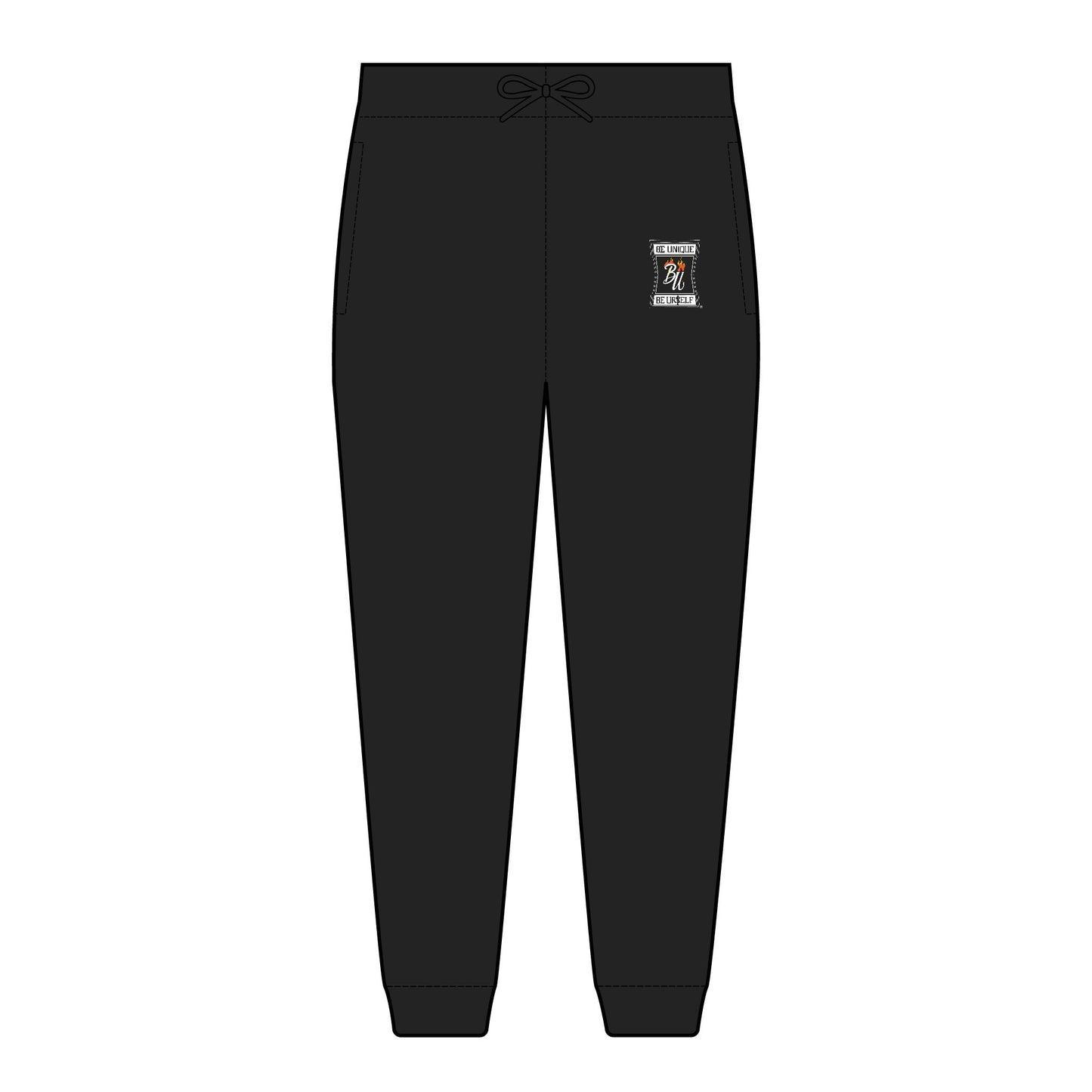 Unisex Fleece Joggers with Embroidery - Cozy & Stylish Activewear