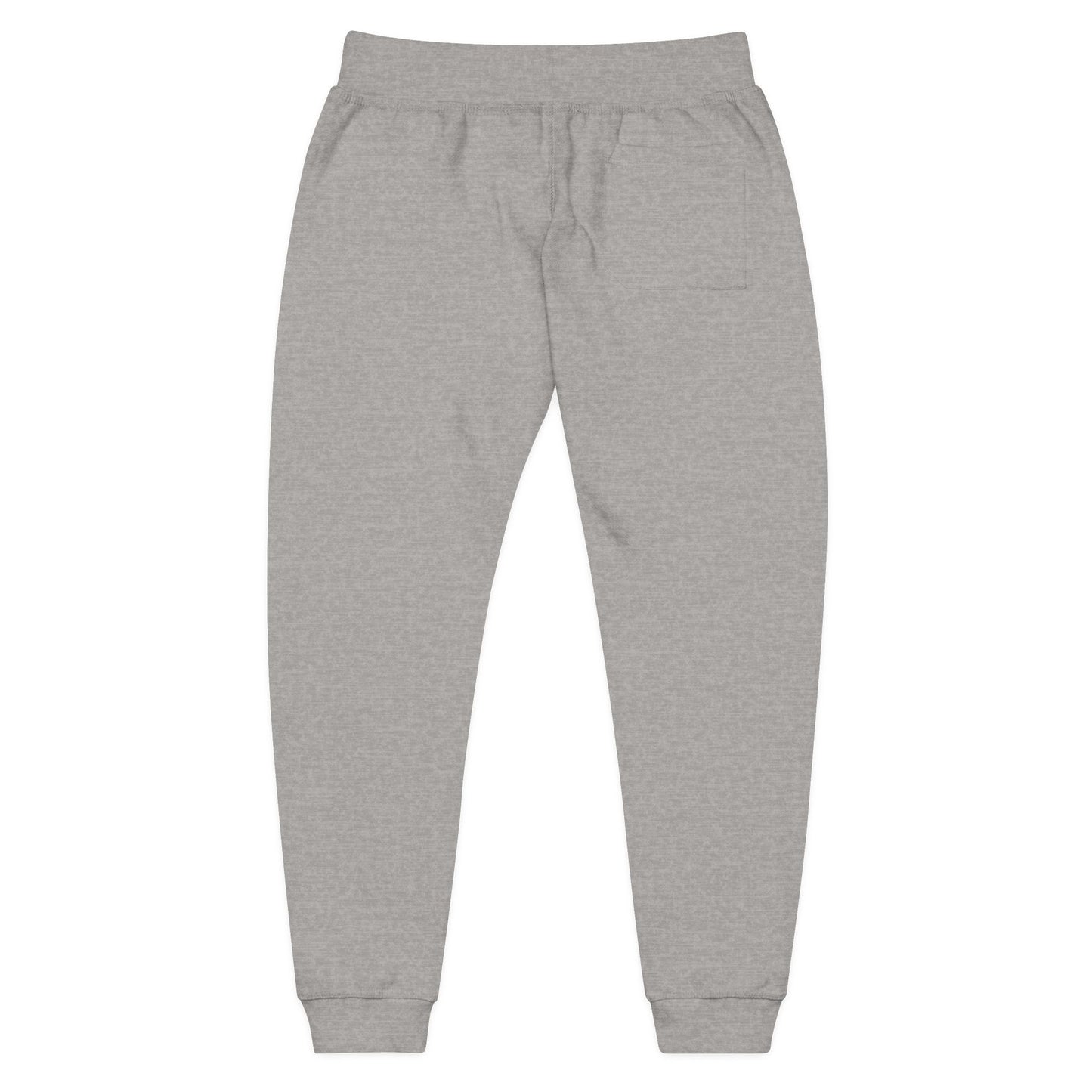 Embroidered Coral Joggers — Floral 'Love' Fleece Sweatpants