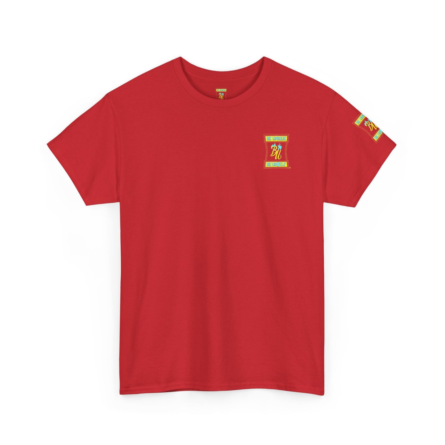 Be Unique Be Yourself Graphic Tee — Inspirational Palm Design