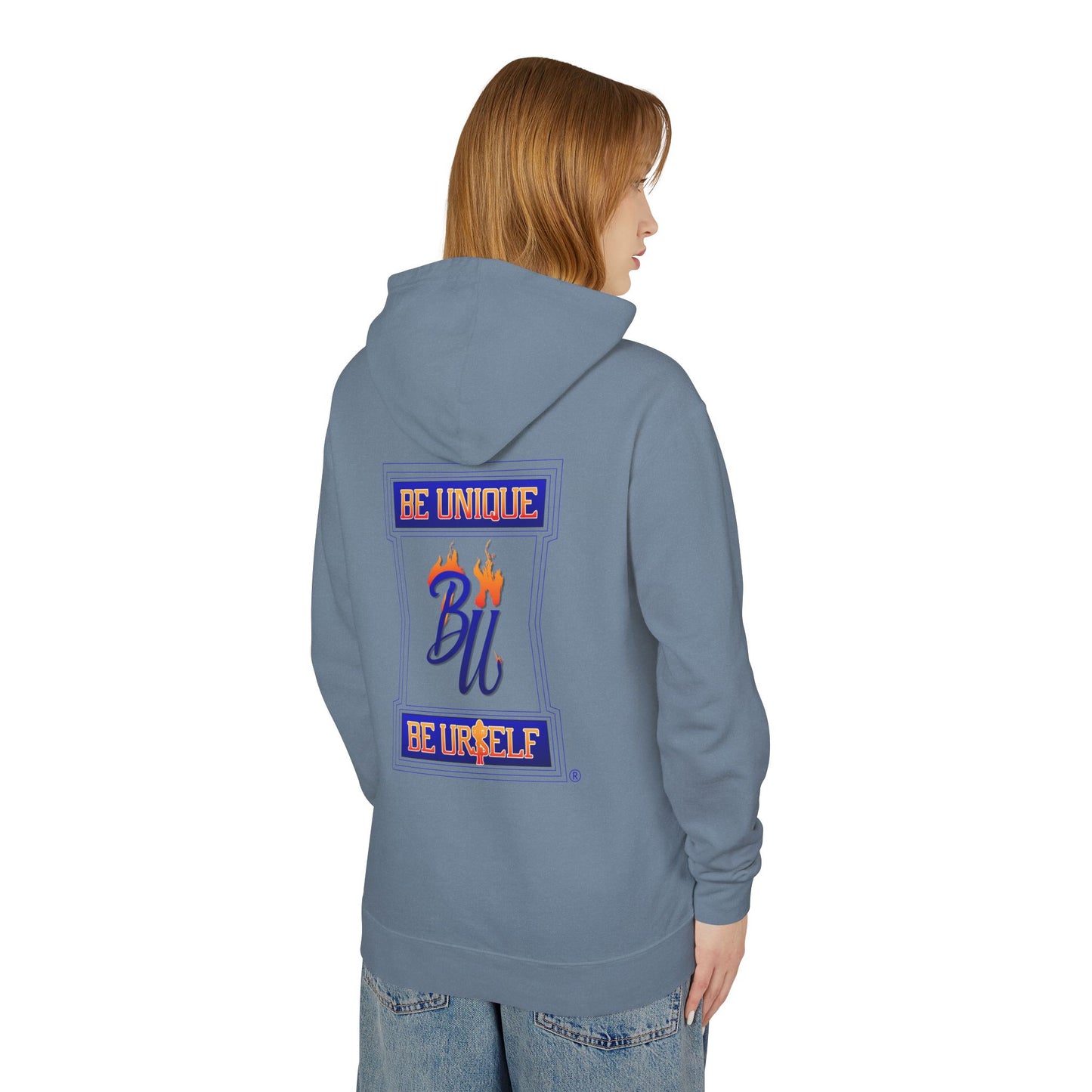 Unisex Lightweight Hooded Sweatshirt with Motivational Designs | Perfect for Casual Outfits, Gifts, and Self-Care