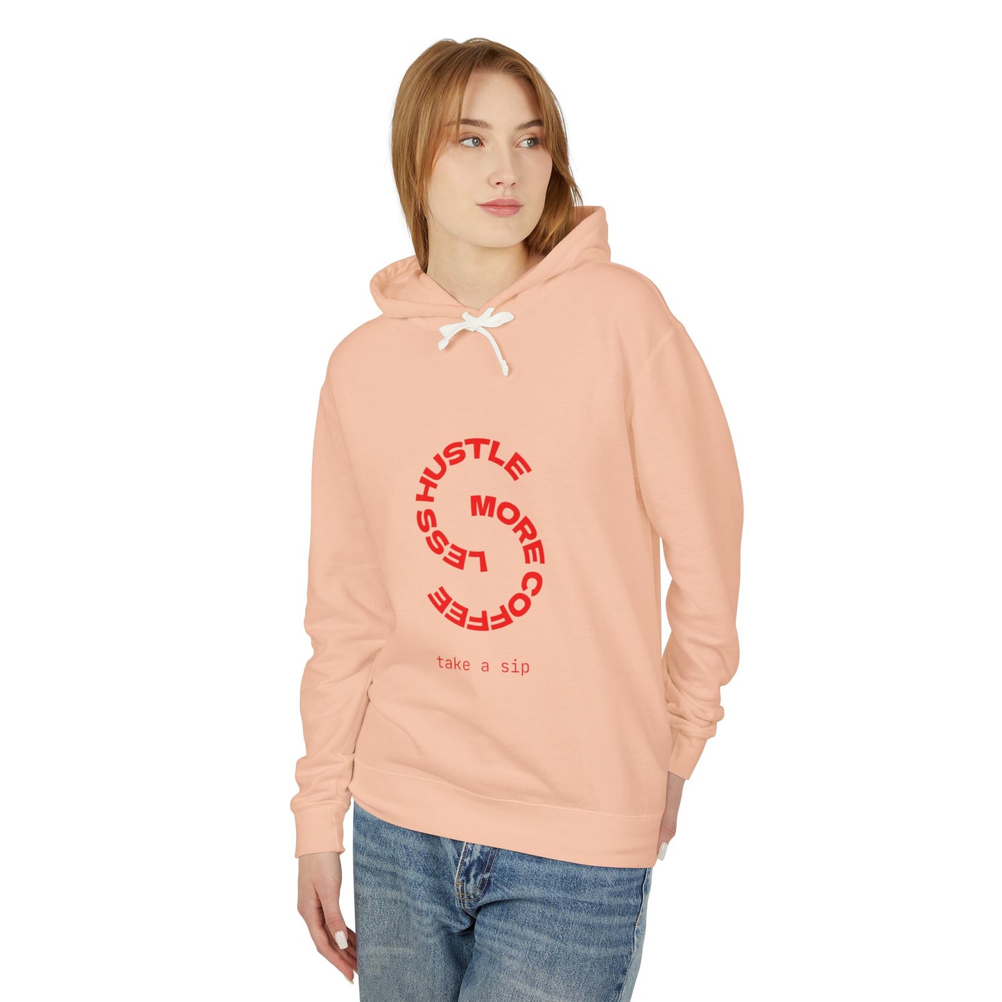 Unisex Lightweight Hooded Sweatshirt with Motivational Designs | Perfect for Casual Outfits, Gifts, and Self-Care