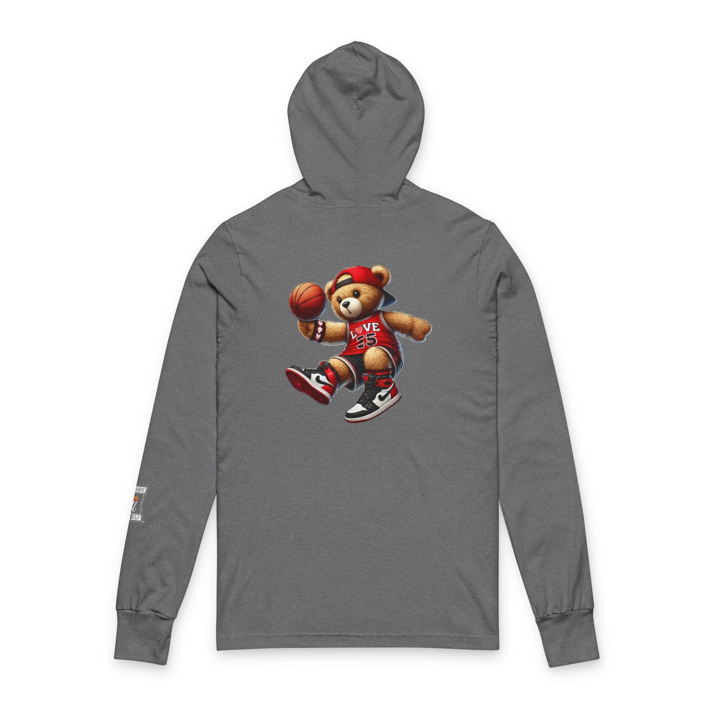 Grinch-Themed Unisex Hooded Long Sleeve Tee, Festive Holiday Apparel, Christmas Spirit Shirt, Unique Gift for Grinch Fans, Cozy Winter Wear