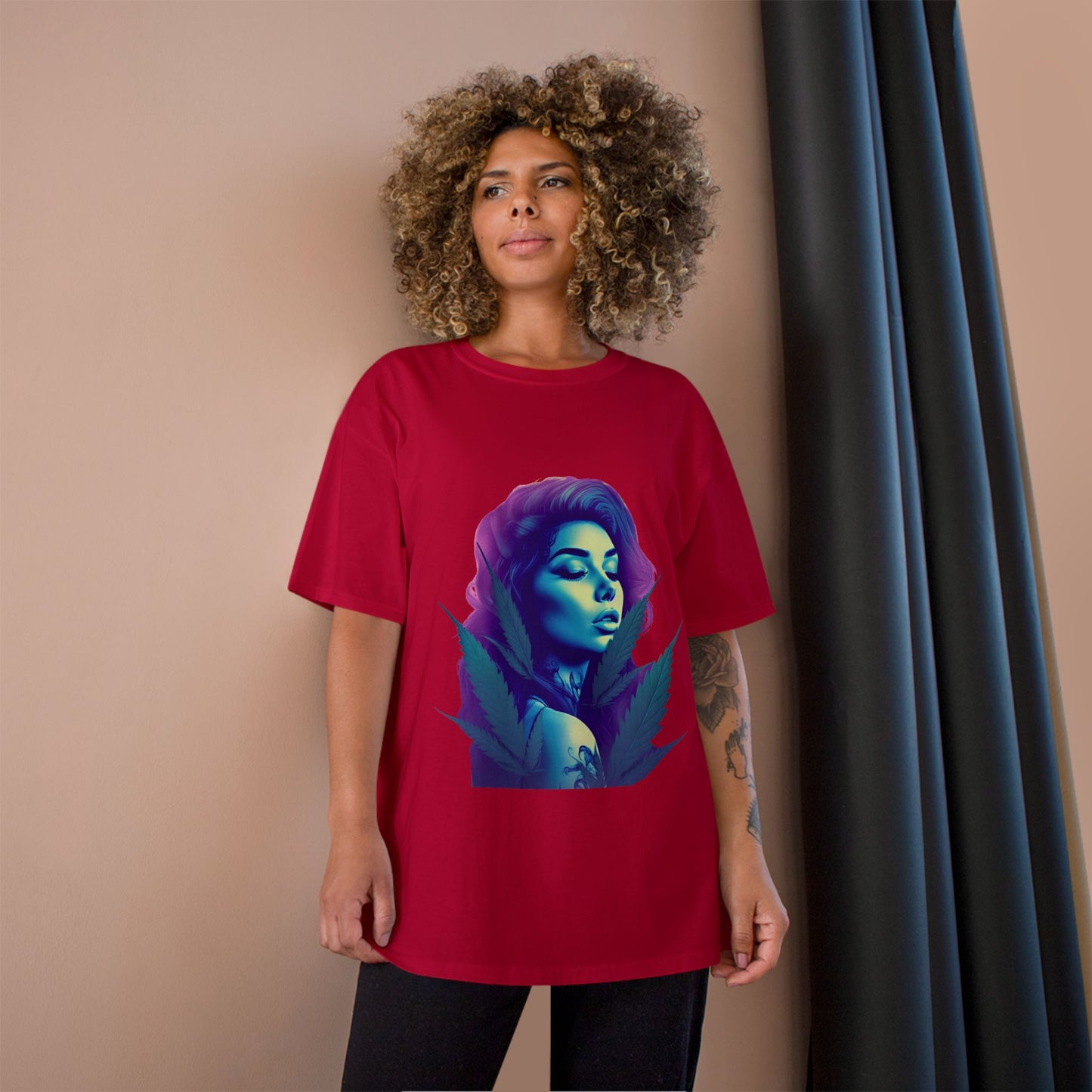 Vintage Champion Graphic Tee for Unique Souls, Trendy T-Shirt, Artistic Casual Wear, Streetwear Style, Gift for Creatives, Everyday Fashion