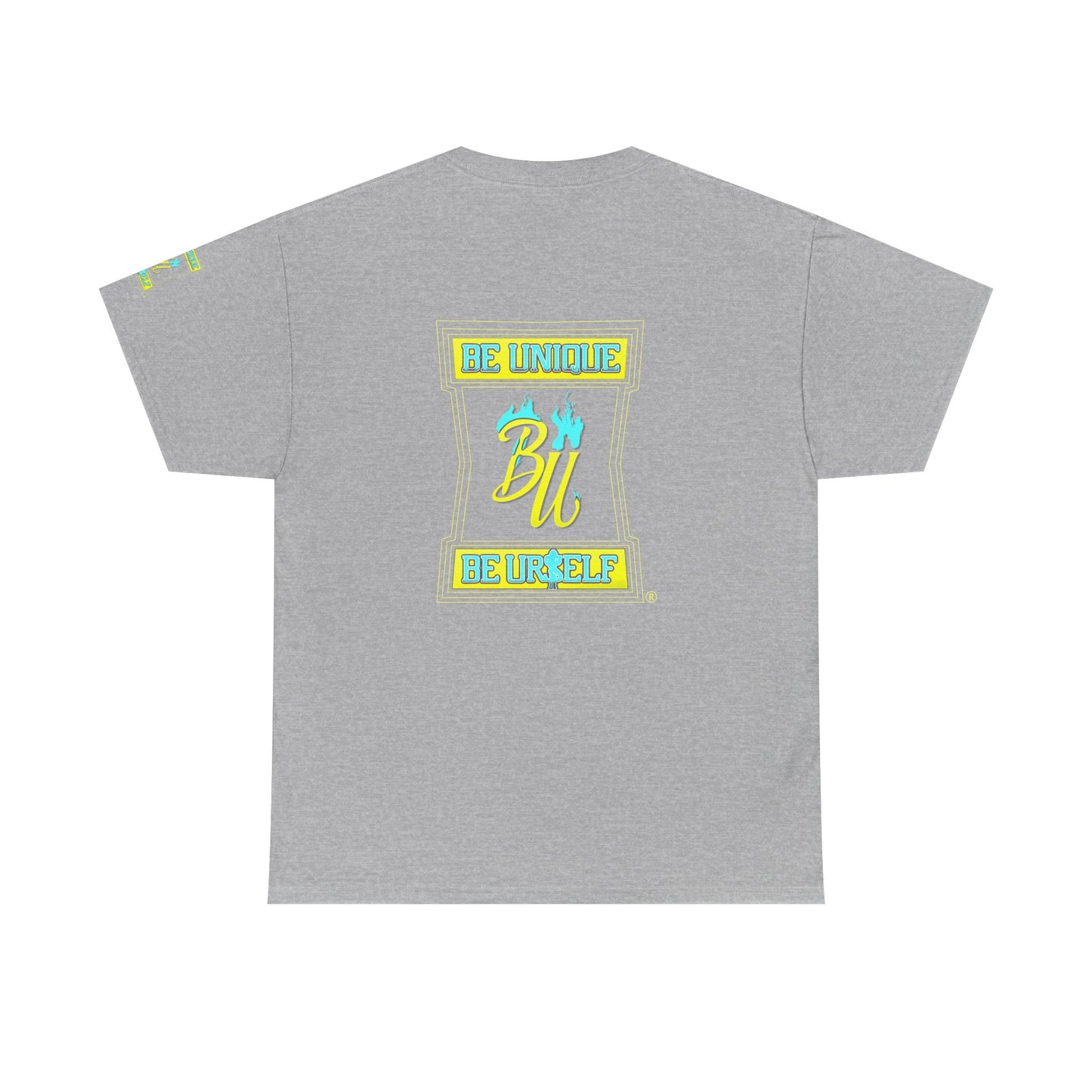 Be Unique Be Yourself Graphic Tee — Inspirational Palm Design