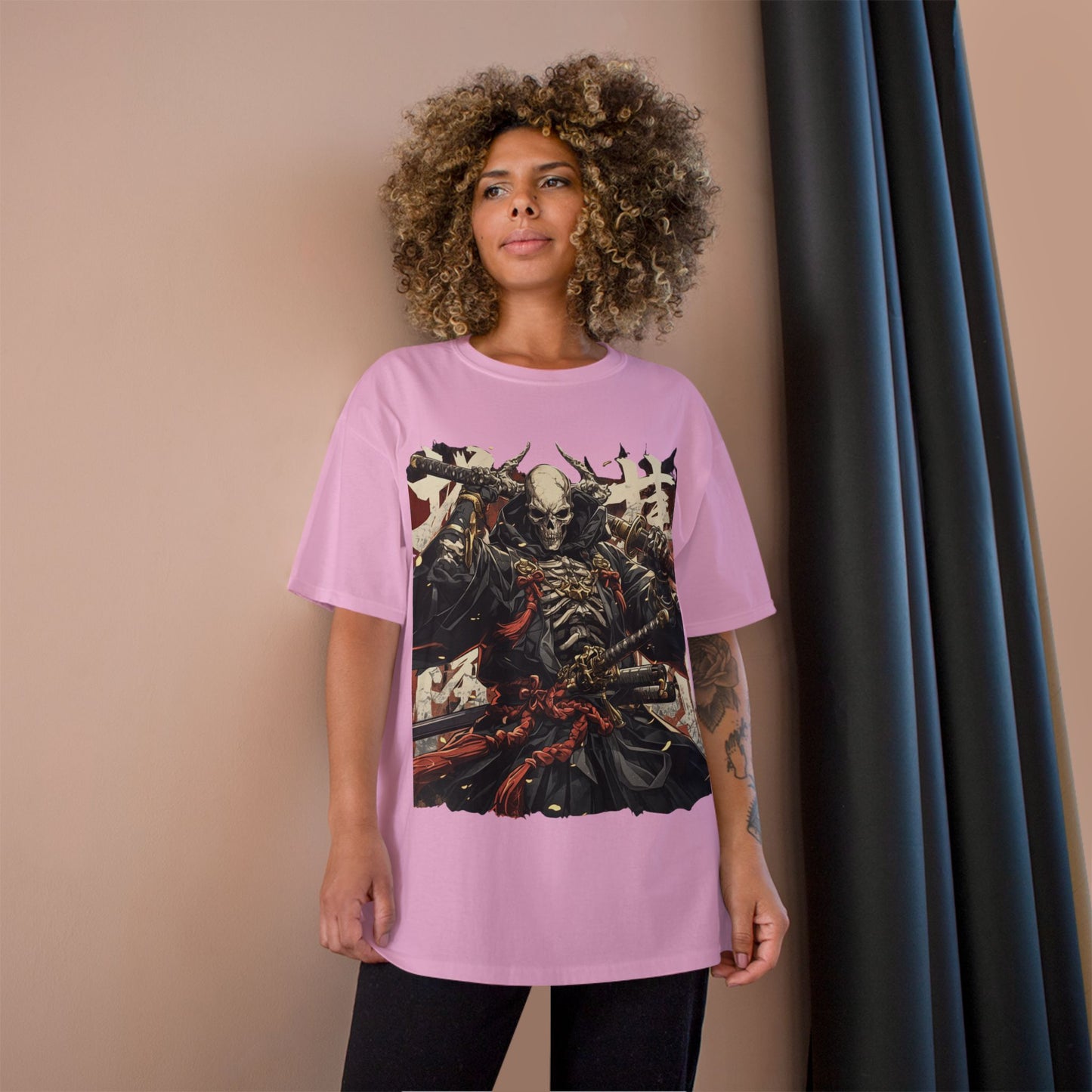 Samurai Skeleton Warrior T-Shirt – Dark Japanese Myth Art Tee