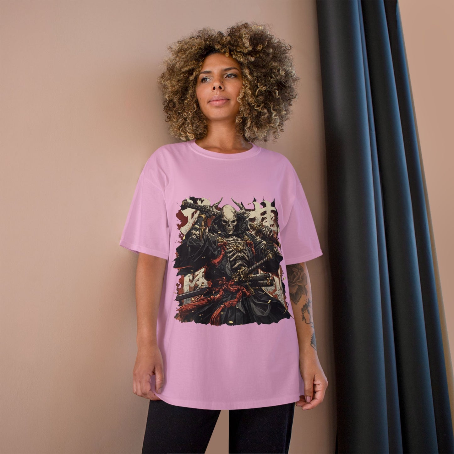 Samurai Warrior Champion T-Shirt, Anime T-Shirt, Gift for Him, Streetwear, Graphic Tee