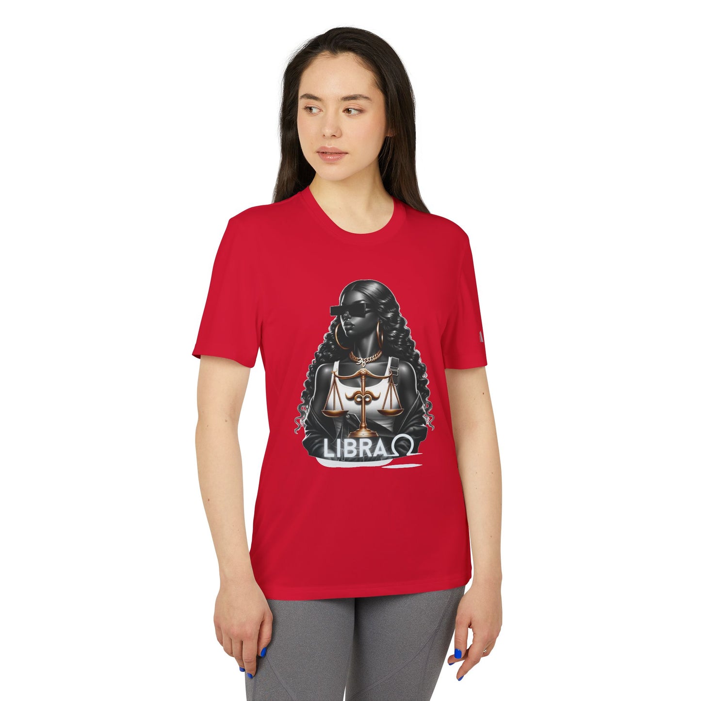 Libra Zodiac Sport T-Shirt, Unisex Athletic Tee, Horoscope Apparel, Astrology Gift, Casual Wear, Comfortable Streetwear