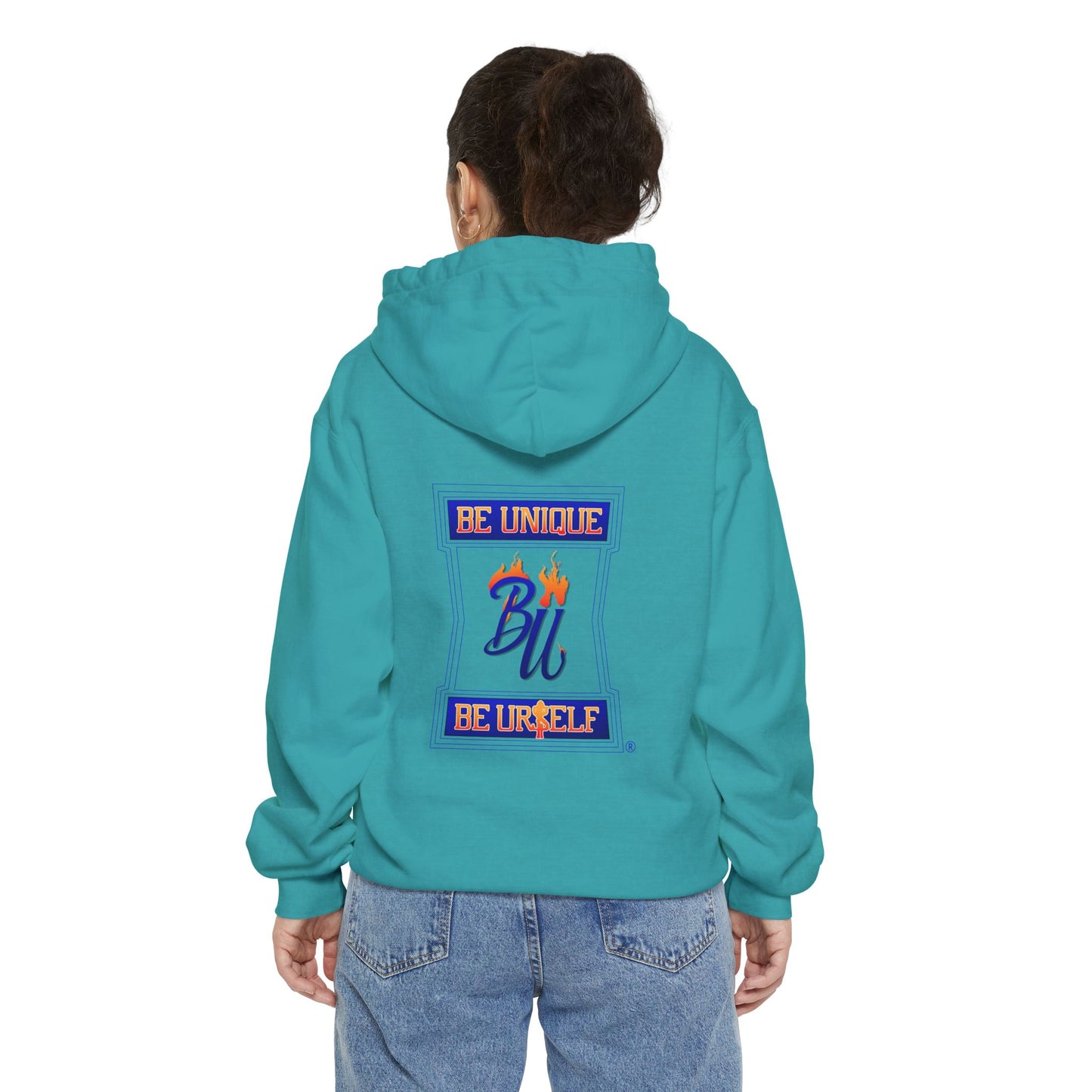 Unisex Garment-Dyed Hoodie: Be Unique, Be Yourself, Cozy Streetwear, Casual Wear, Gift for Creative Souls, Perfect for Everyday Style