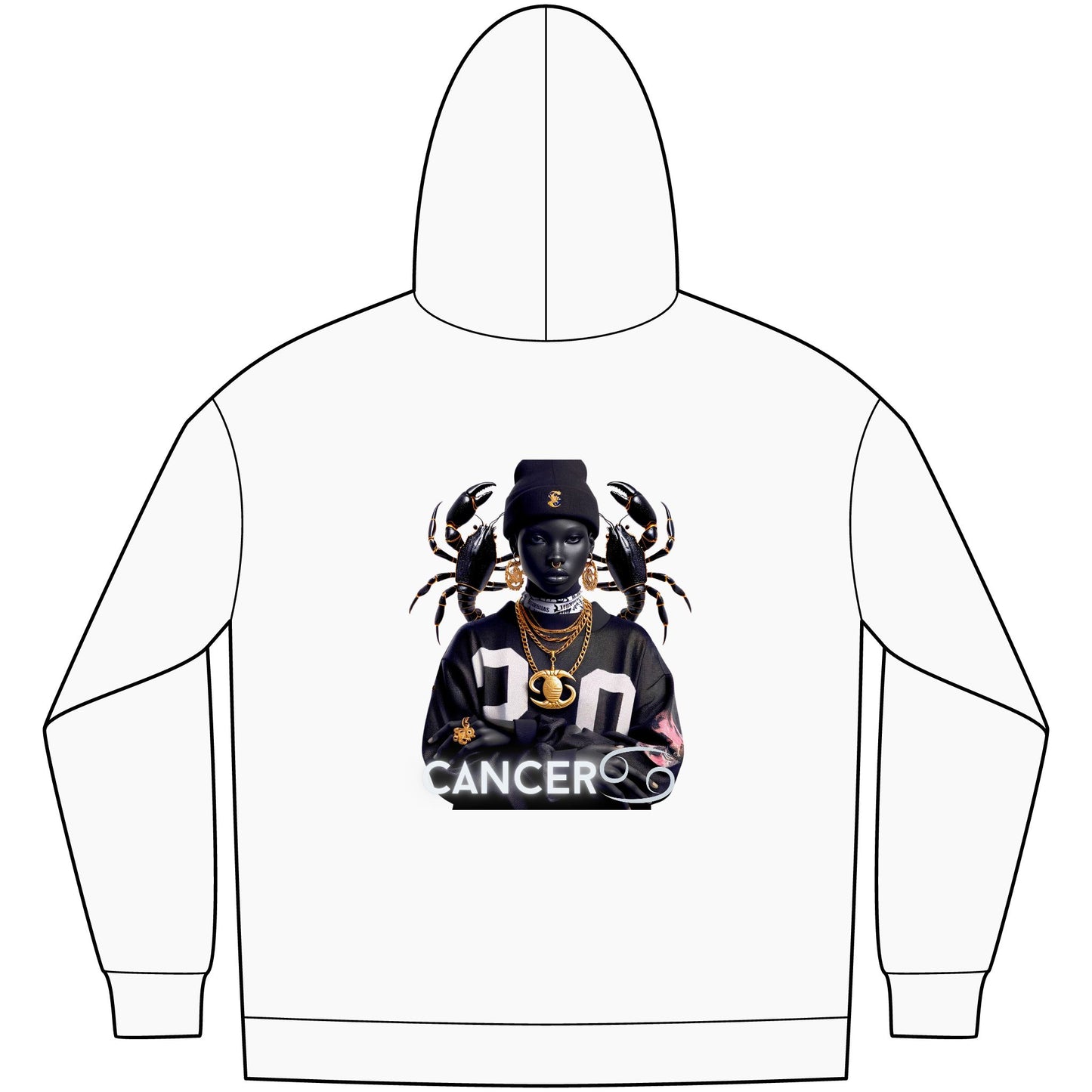 Stylish Cancer Zodiac Hoodie - Perfect for Astrology Lovers, Birthday Gifts, Cool Streetwear, Unique Zodiac Apparel, Everyday Comfort