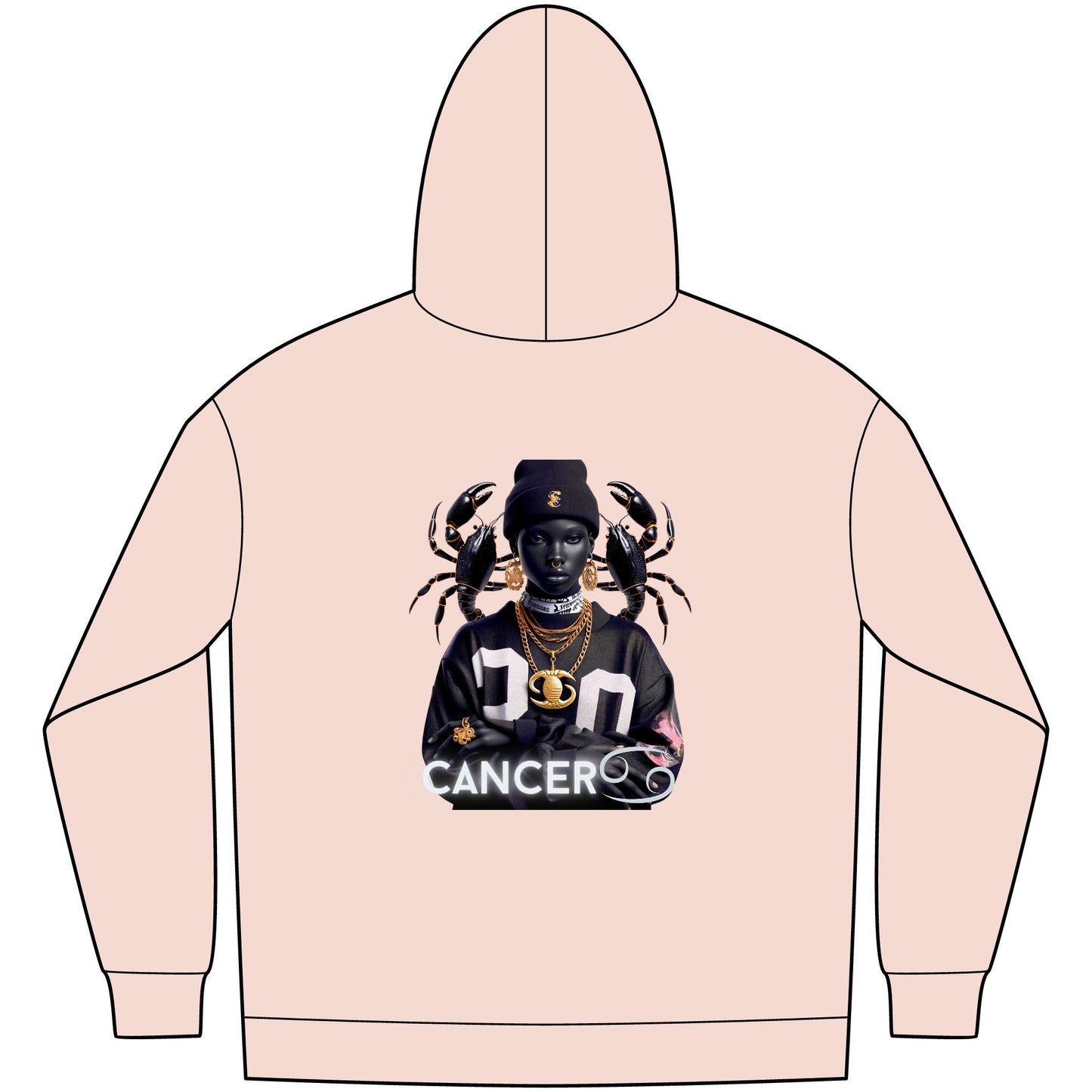 Stylish Cancer Zodiac Hoodie - Perfect for Astrology Lovers, Birthday Gifts, Cool Streetwear, Unique Zodiac Apparel, Everyday Comfort