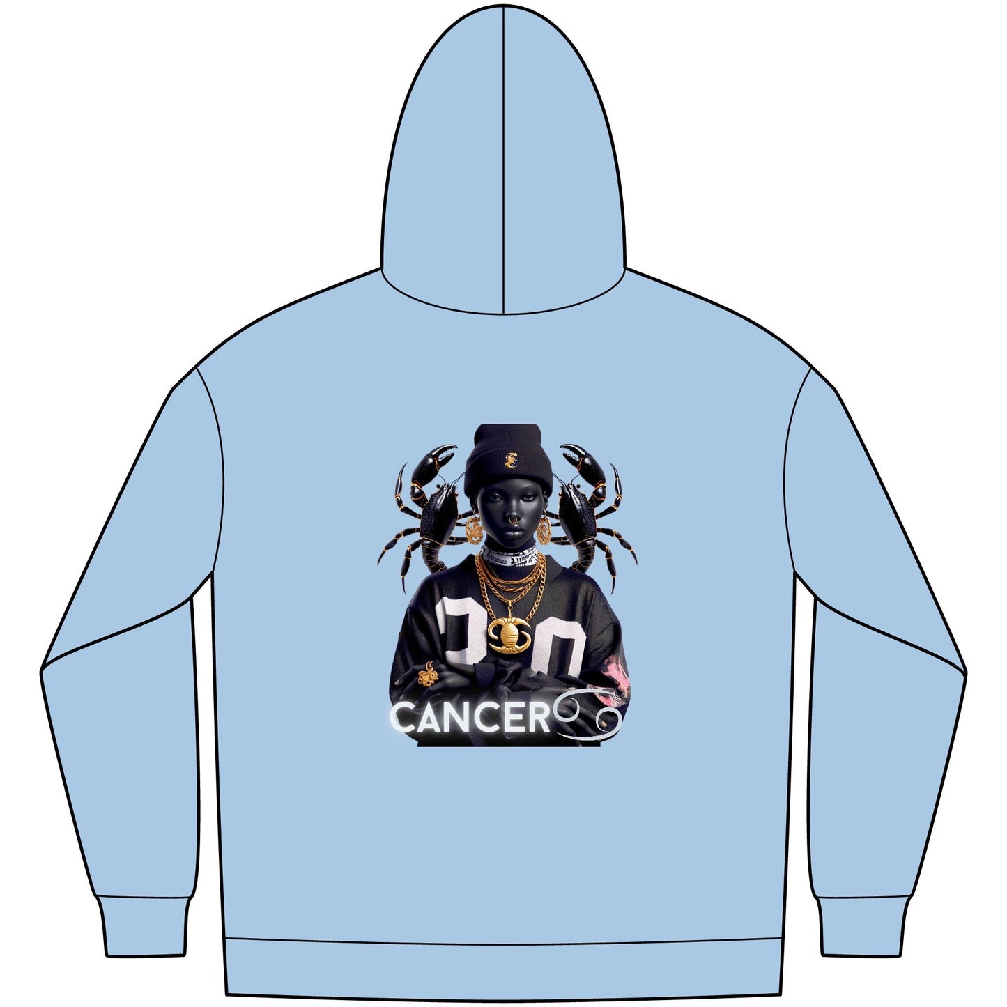 Stylish Cancer Zodiac Hoodie - Perfect for Astrology Lovers, Birthday Gifts, Cool Streetwear, Unique Zodiac Apparel, Everyday Comfort