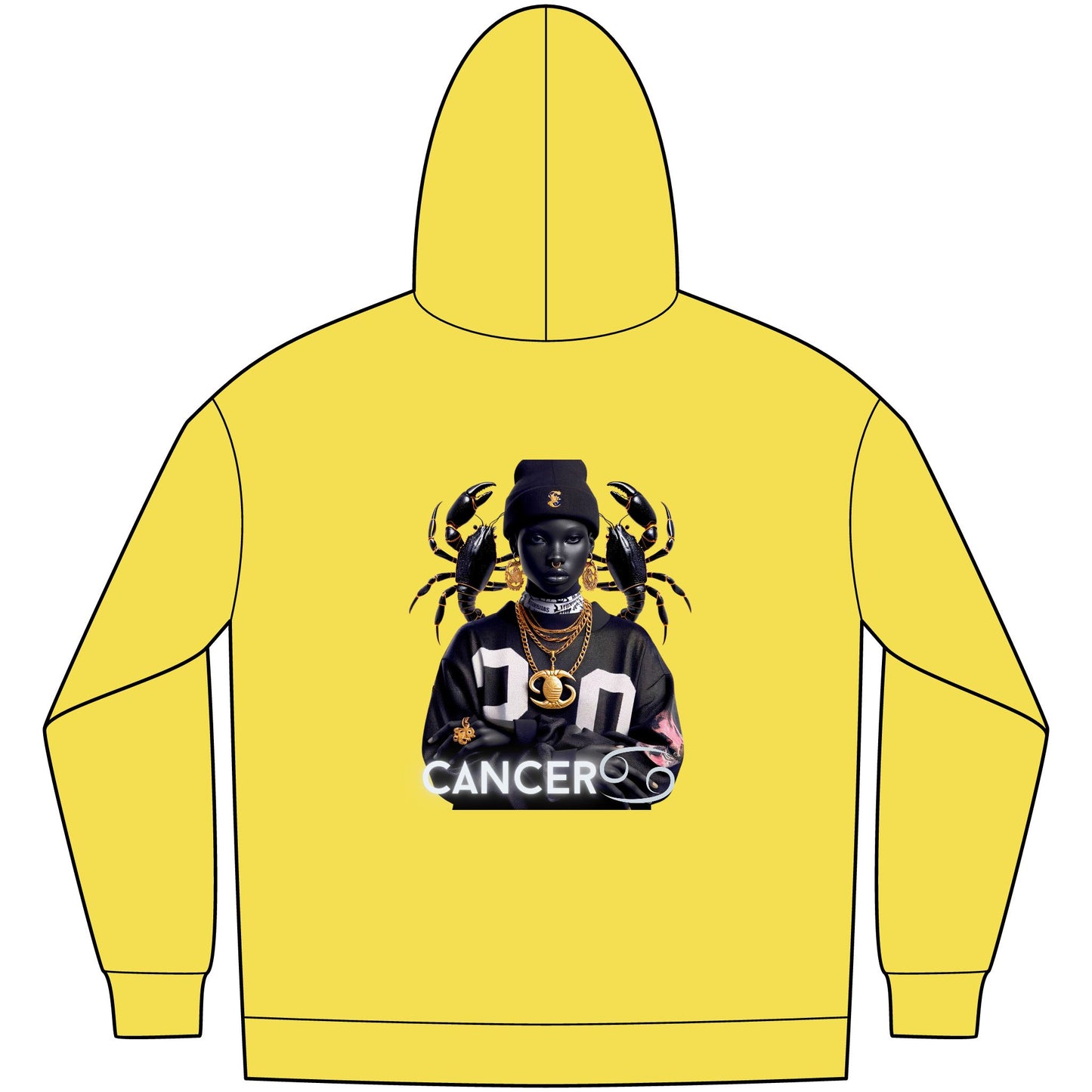 Stylish Cancer Zodiac Hoodie - Perfect for Astrology Lovers, Birthday Gifts, Cool Streetwear, Unique Zodiac Apparel, Everyday Comfort