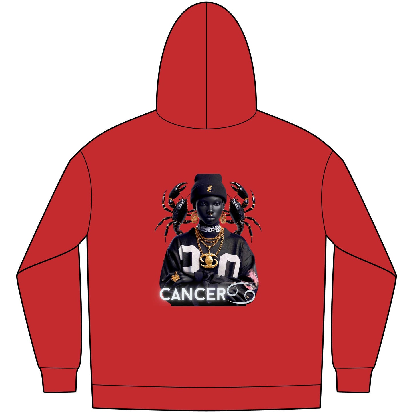 Stylish Cancer Zodiac Hoodie - Perfect for Astrology Lovers, Birthday Gifts, Cool Streetwear, Unique Zodiac Apparel, Everyday Comfort
