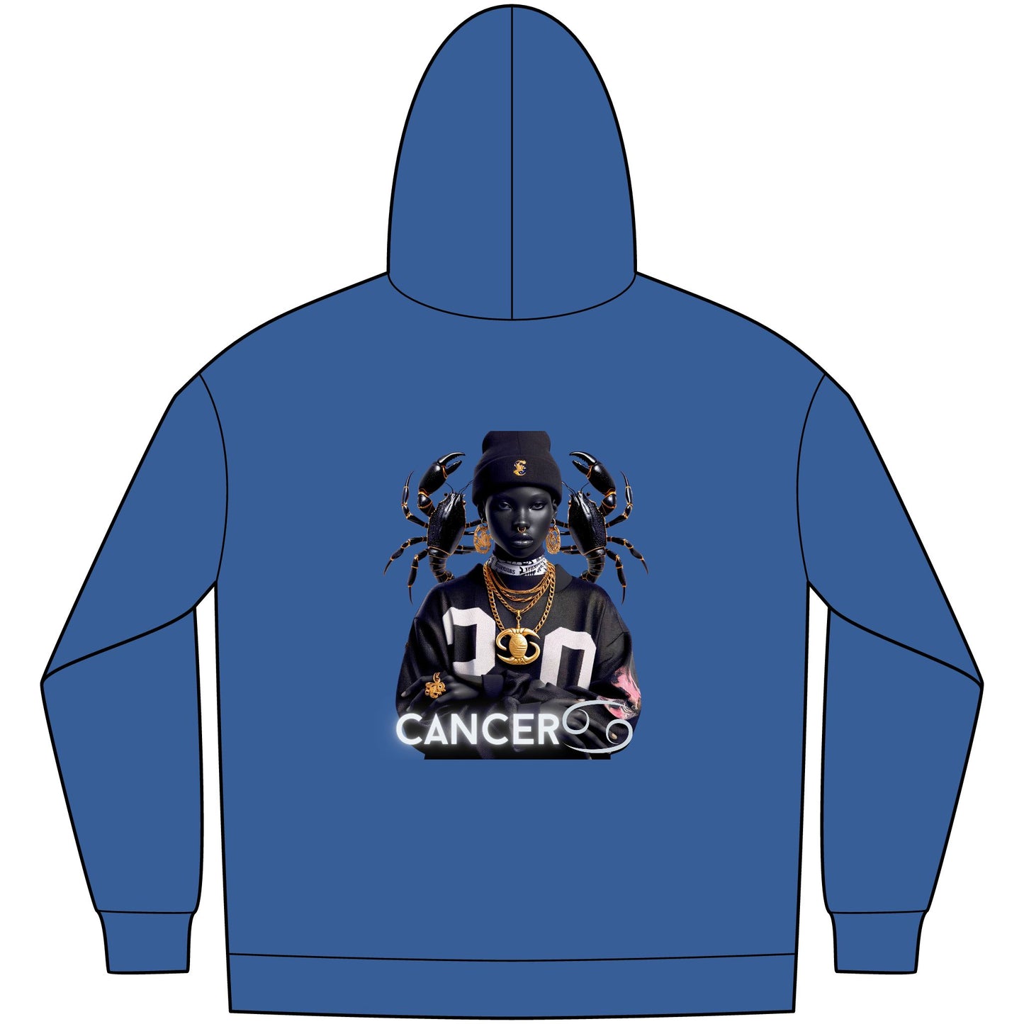 Stylish Cancer Zodiac Hoodie - Perfect for Astrology Lovers, Birthday Gifts, Cool Streetwear, Unique Zodiac Apparel, Everyday Comfort