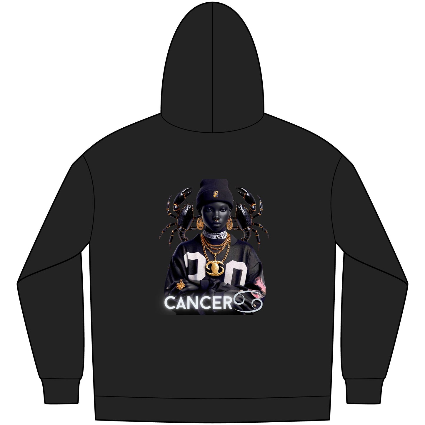 Stylish Cancer Zodiac Hoodie - Perfect for Astrology Lovers, Birthday Gifts, Cool Streetwear, Unique Zodiac Apparel, Everyday Comfort