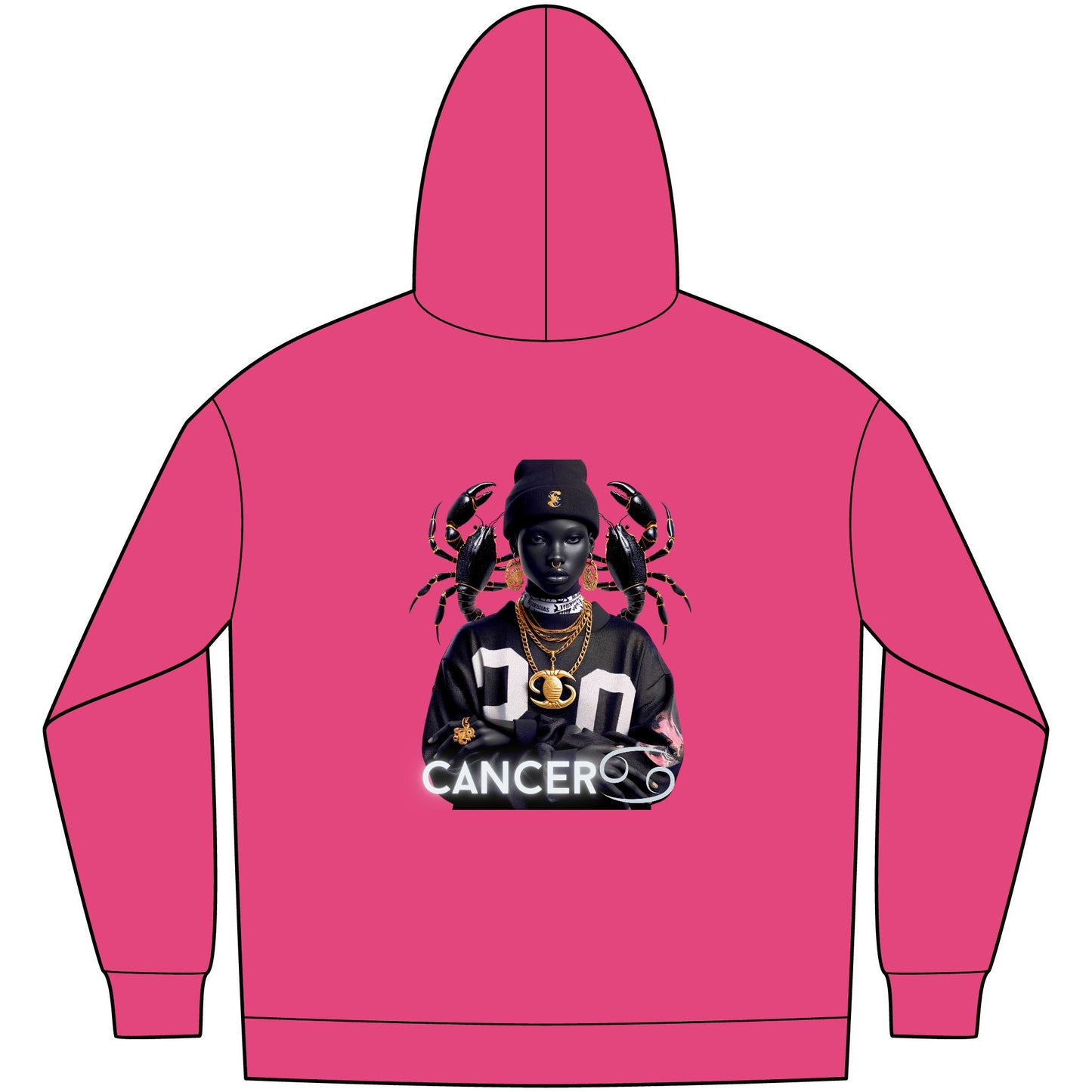 Stylish Cancer Zodiac Hoodie - Perfect for Astrology Lovers, Birthday Gifts, Cool Streetwear, Unique Zodiac Apparel, Everyday Comfort