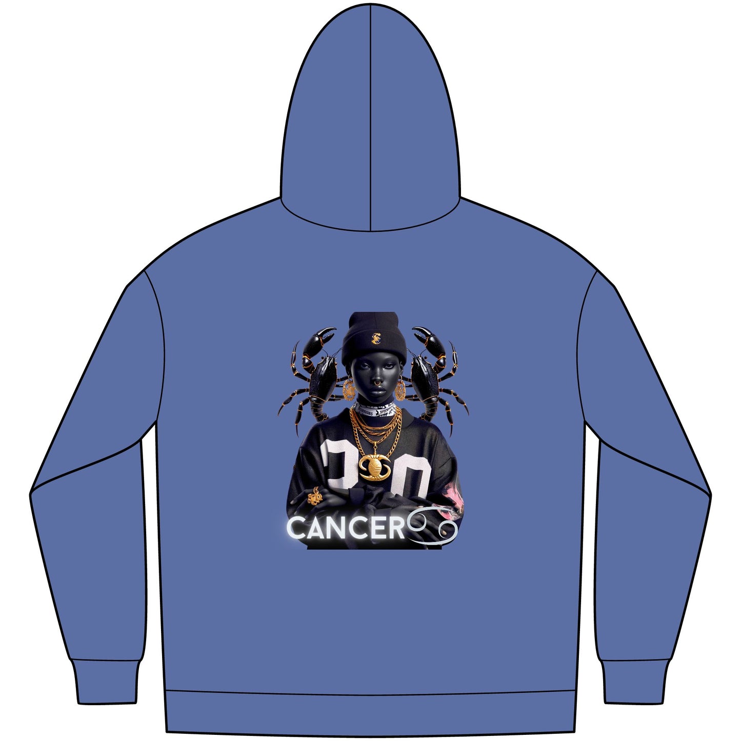 Stylish Cancer Zodiac Hoodie - Perfect for Astrology Lovers, Birthday Gifts, Cool Streetwear, Unique Zodiac Apparel, Everyday Comfort