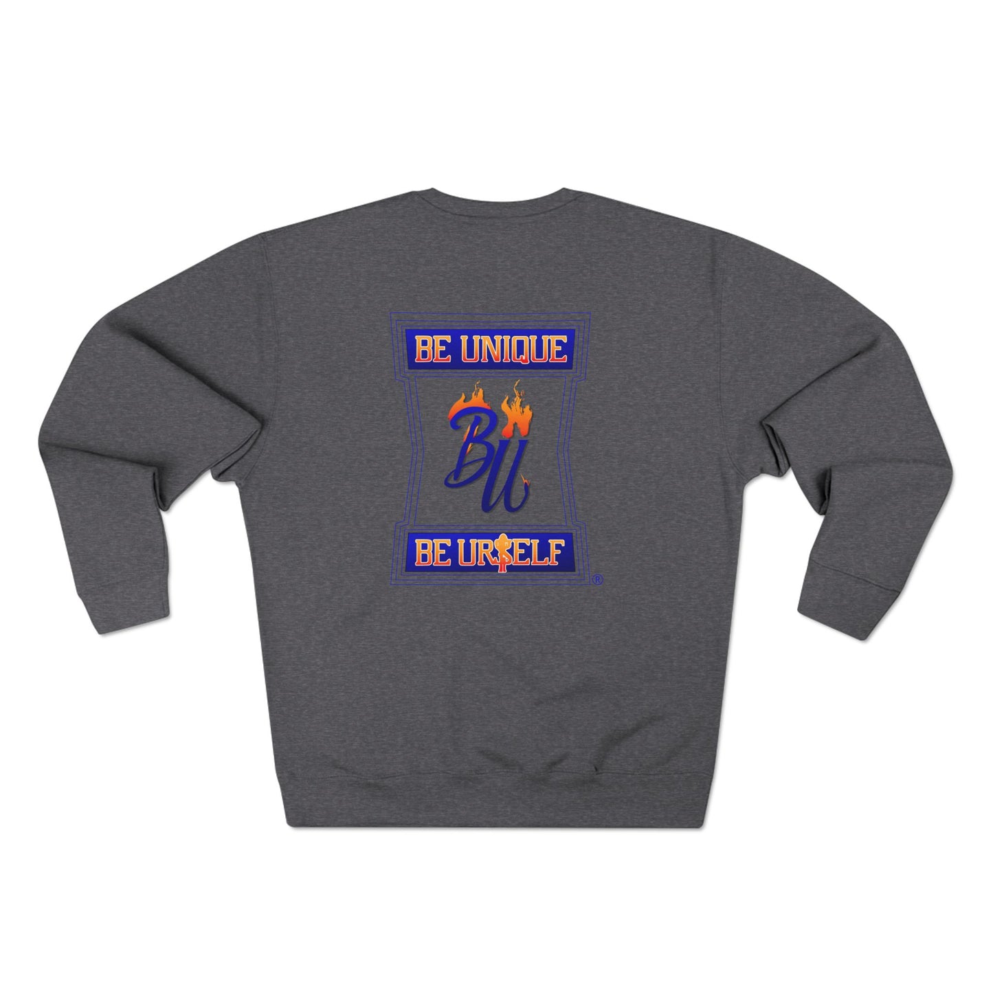 Heart & Self Expression Crewneck Sweatshirt - Cozy Unisex Top for Valentine's Day, Unique Gift, Casual Wear, Be Unique, Comfortable Fashion