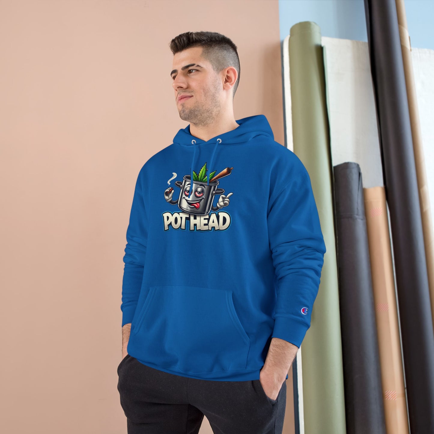 Pothead Champion Hoodie - Embrace Uniqueness and Chill Vibes