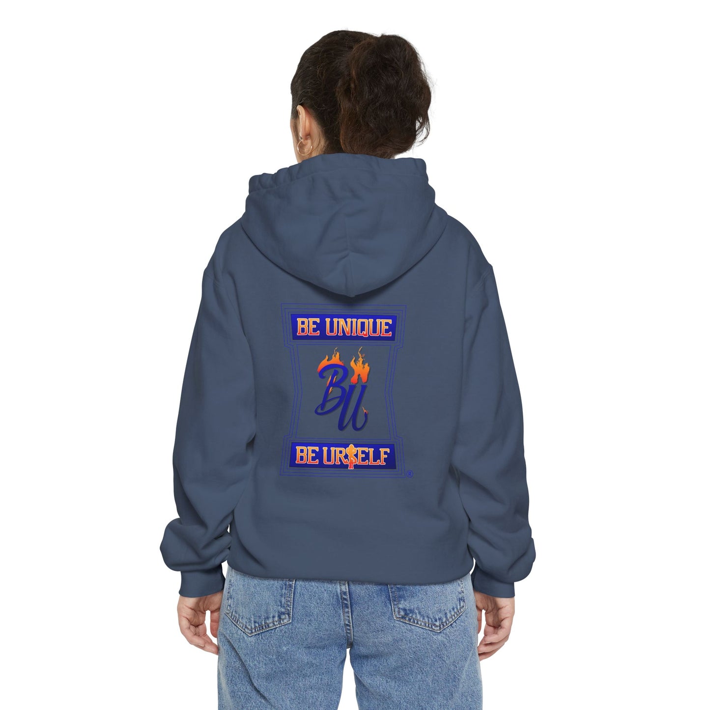 Urban Streetwear Hoodie - Be Unique, Be Yourself, Cozy Sweatshirt, Gift for Trendsetters, Casual Layering, Hip Hop Essential