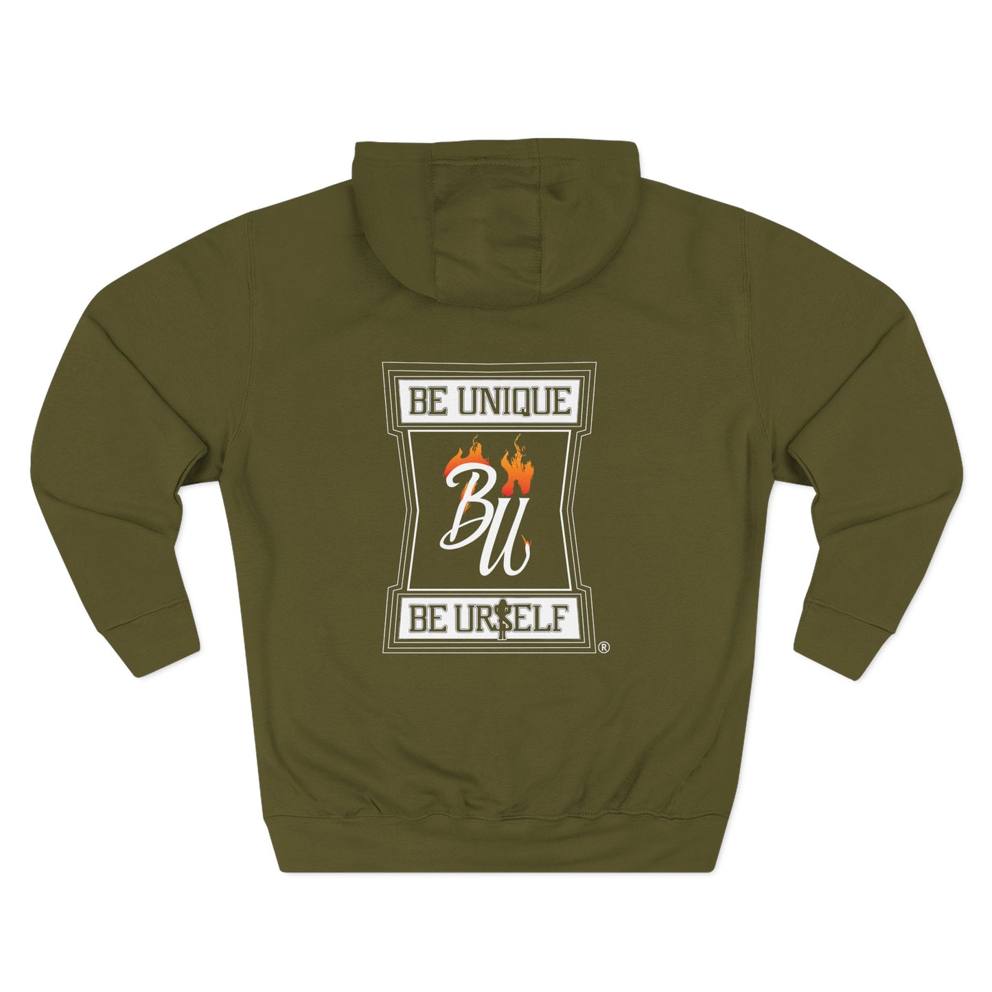 Artistic Coffee Lover's Fleece Hoodie