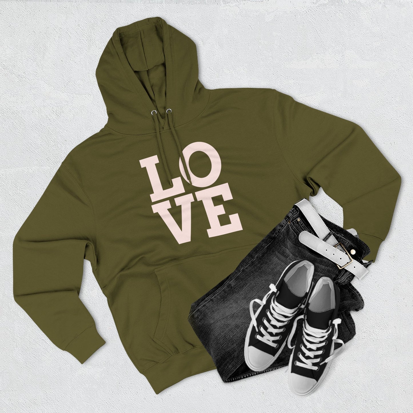 Love Graphic Fleece Hoodie
