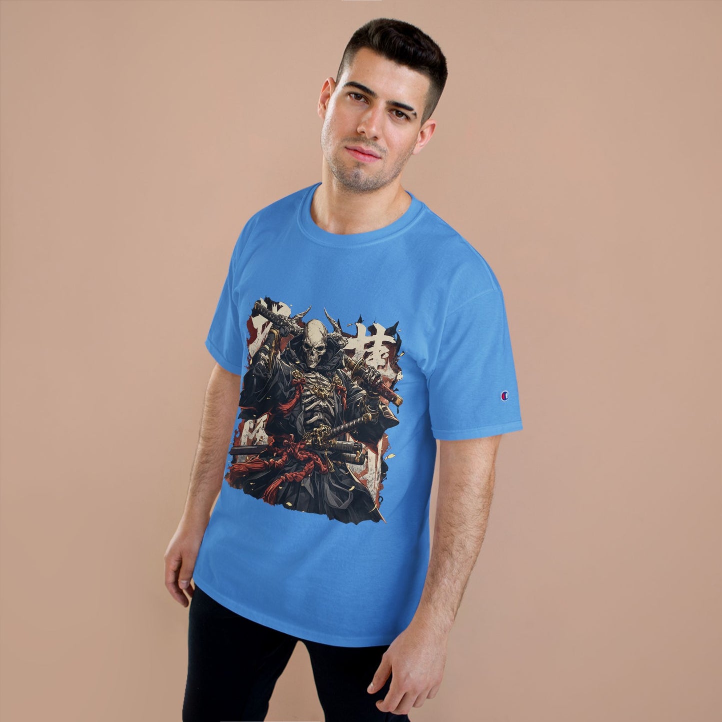 Samurai Warrior Champion T-Shirt, Anime T-Shirt, Gift for Him, Streetwear, Graphic Tee