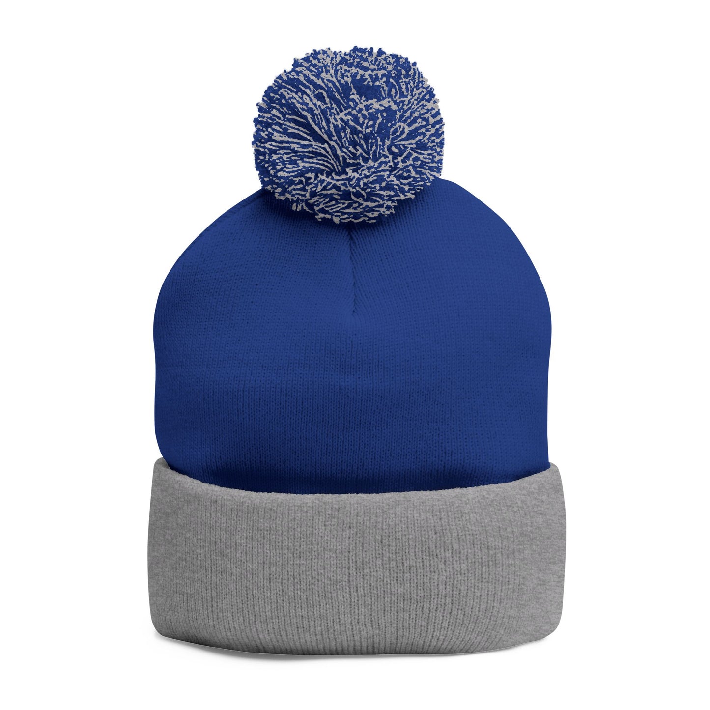 Cozy Pom-Pom Knit Cap with Unique Embroidery, Winter Hat, Beanie for Men & Women, Gift for Him/Her, Perfect for Outdoor Activities