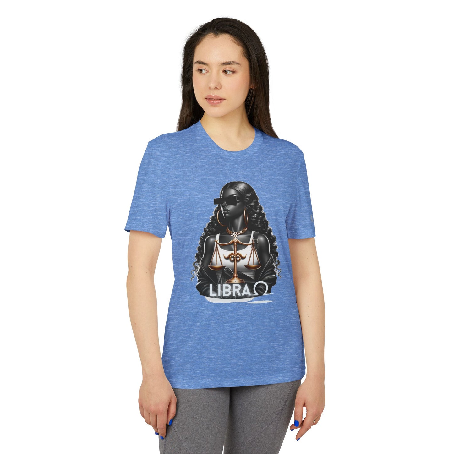 Libra Zodiac Sport T-Shirt, Unisex Athletic Tee, Horoscope Apparel, Astrology Gift, Casual Wear, Comfortable Streetwear