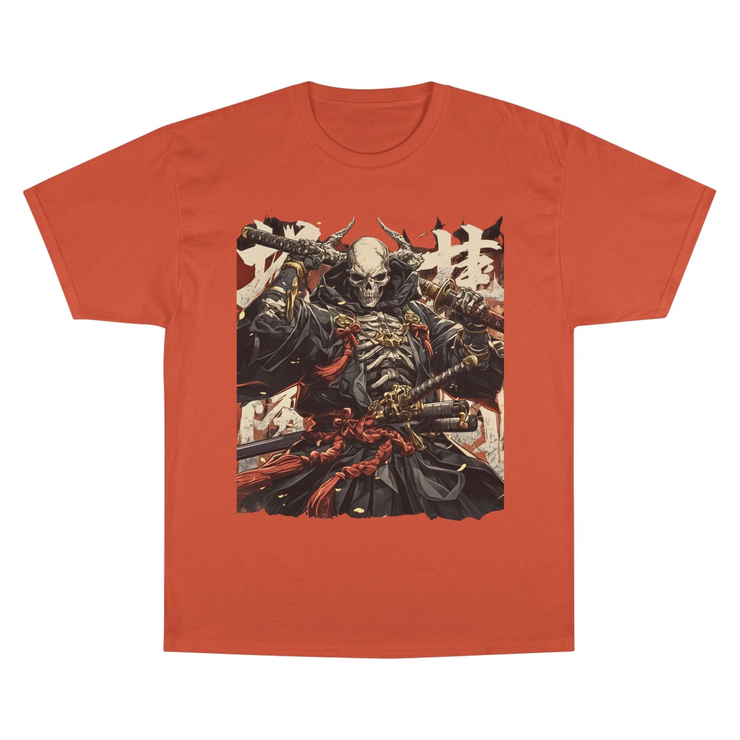 Samurai Skeleton Warrior T-Shirt – Dark Japanese Myth Art Tee