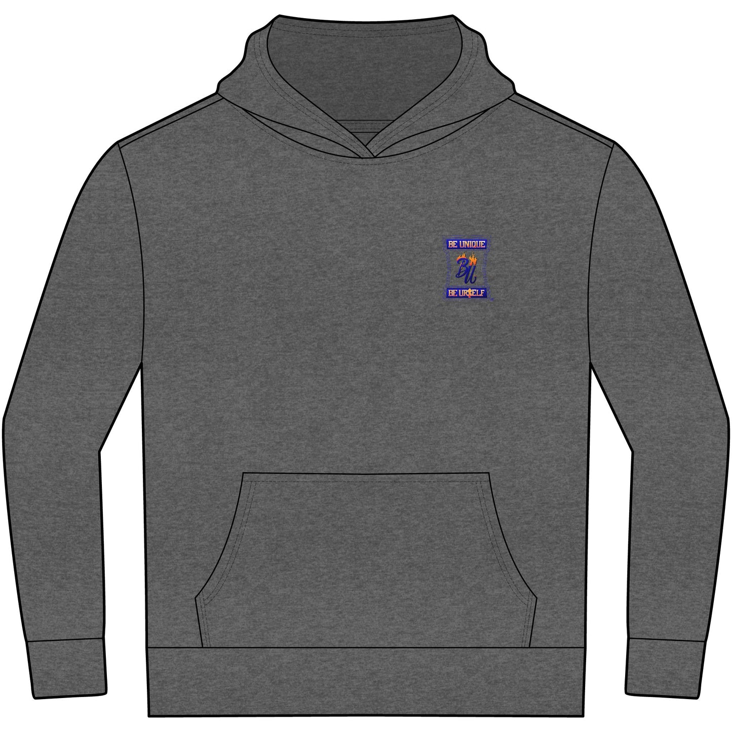 Youth V.I.T.™ Fleece Hoodie, Trendy Youth Hoodie, Stylish Bear Graphic Sweatshirt, Cozy Kids Wear, Perfect for Casual Outings