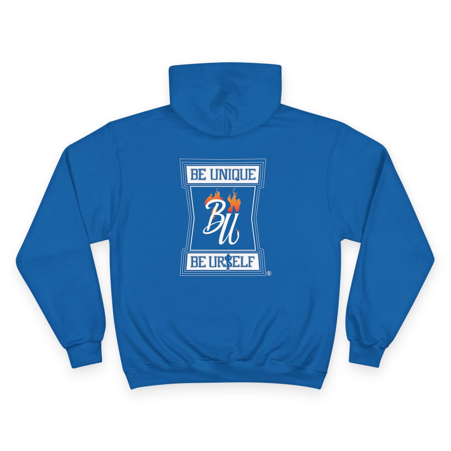 Champion Hoodie with Love & Be Unique Designs | Trendy Unisex Apparel | Perfect for Everyday Wear, Casual Outings, Gift Ideas