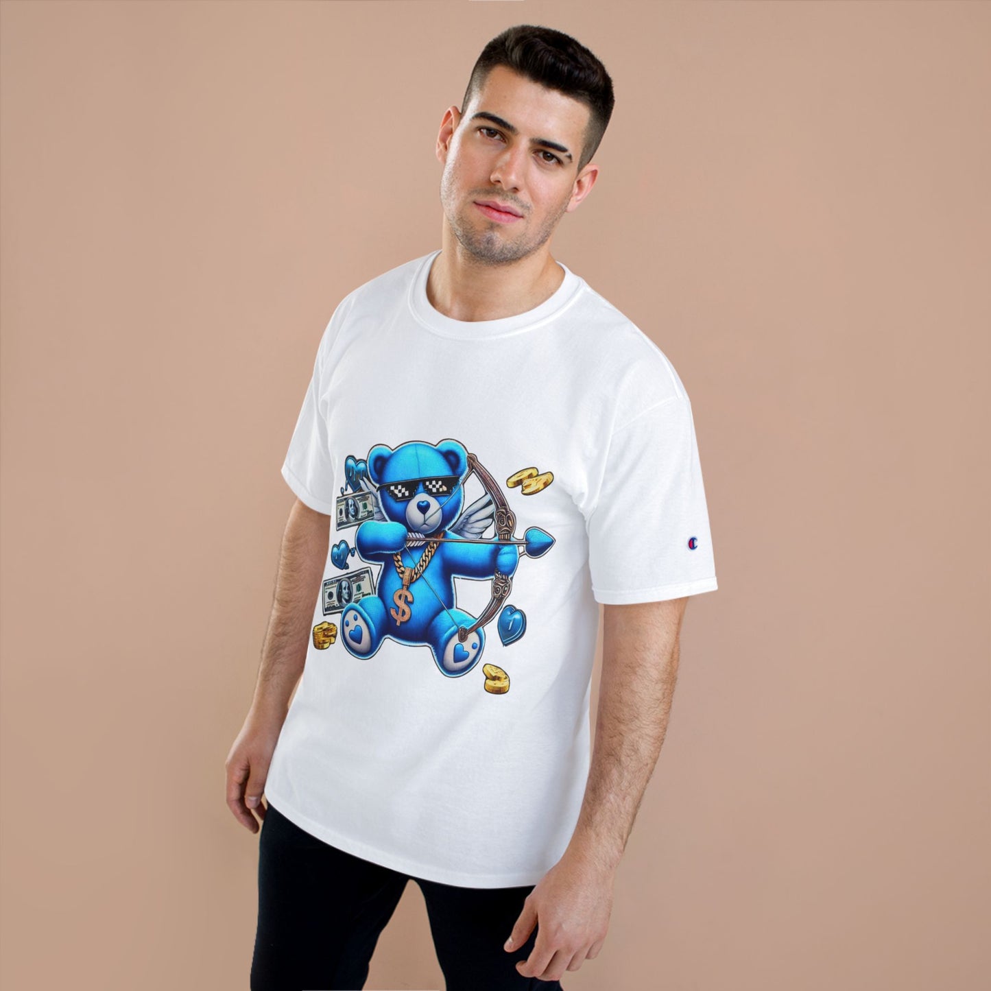 Stylish Bear Graphic Tee, Cool Gift for Friends, Casual Wear, Streetwear for Men and Women, Fun Gift, Summer Essential