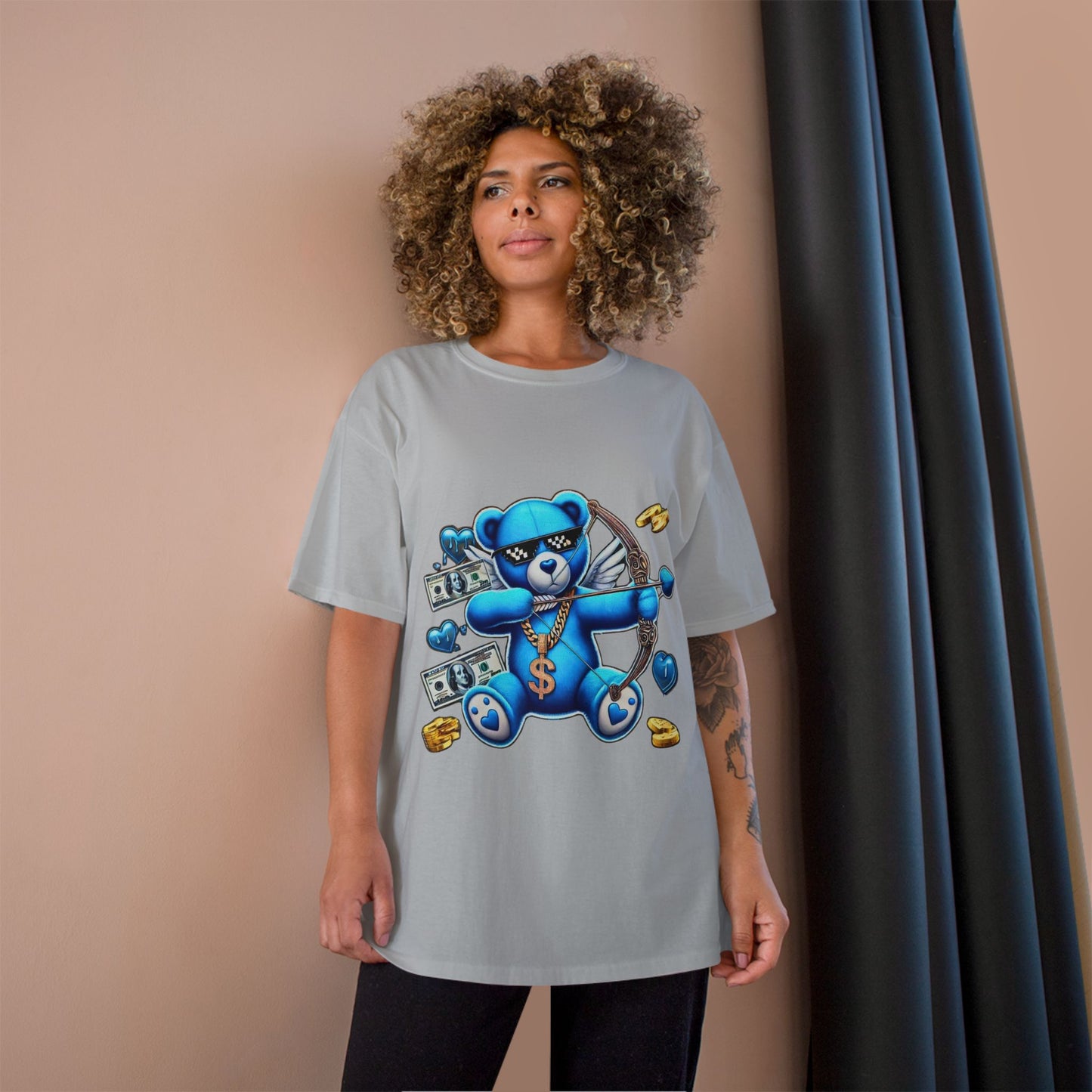 Stylish Bear Graphic Tee, Cool Gift for Friends, Casual Wear, Streetwear for Men and Women, Fun Gift, Summer Essential