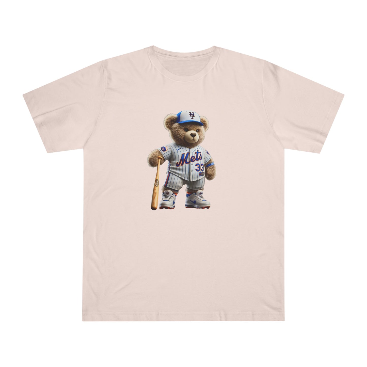Unisex Bear Baseball T-Shirt, Cute Animal Tee, Gift for Sports Fans, Casual Wear, Soft Cotton Top